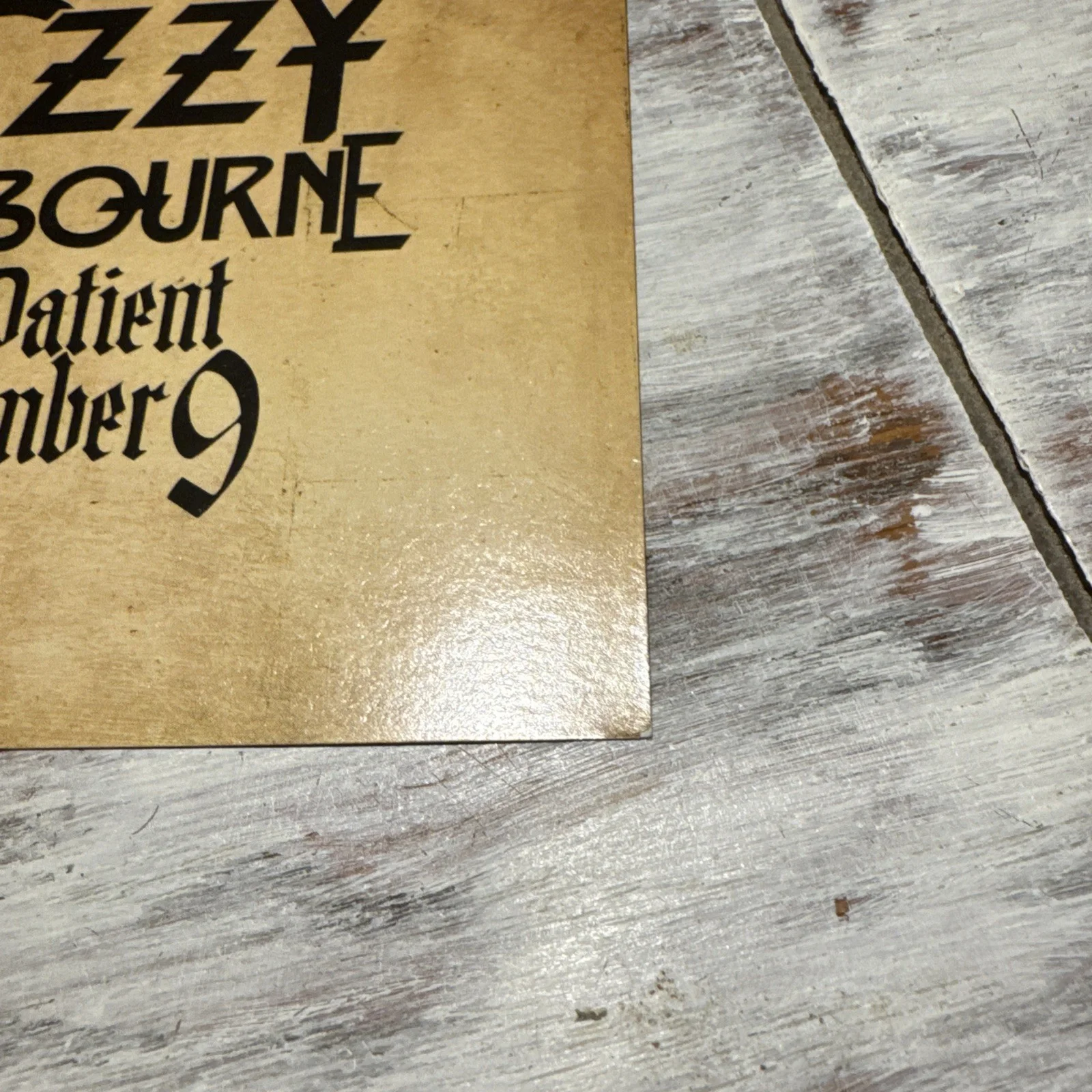 OZZY OSBOURNE SIGNED Patient Number 9 AUTOGRAPH CD INSERT NOT A VINYL ROCK MUSIC, изображение 3