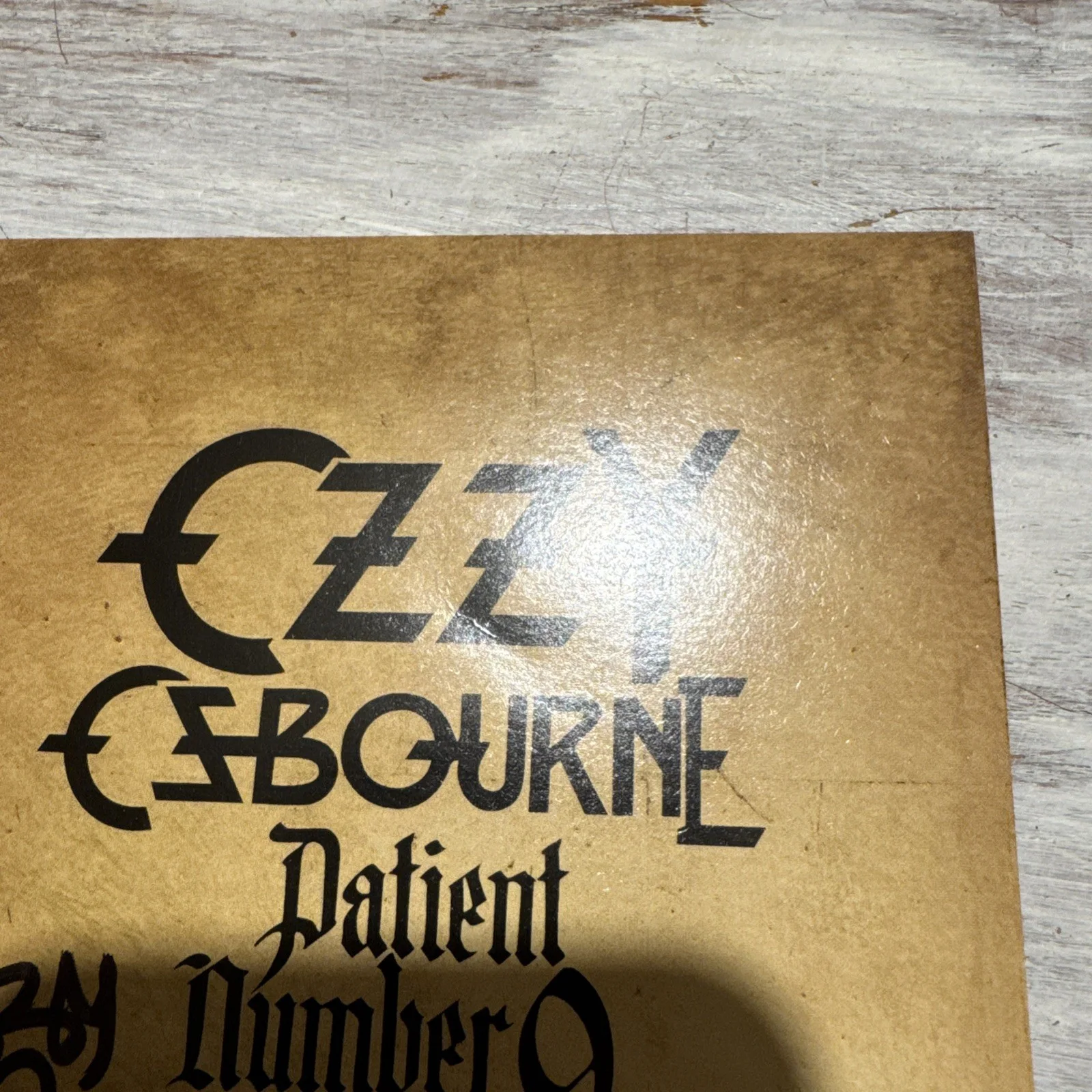 OZZY OSBOURNE SIGNED Patient Number 9 AUTOGRAPH CD INSERT NOT A VINYL ROCK MUSIC, изображение 2