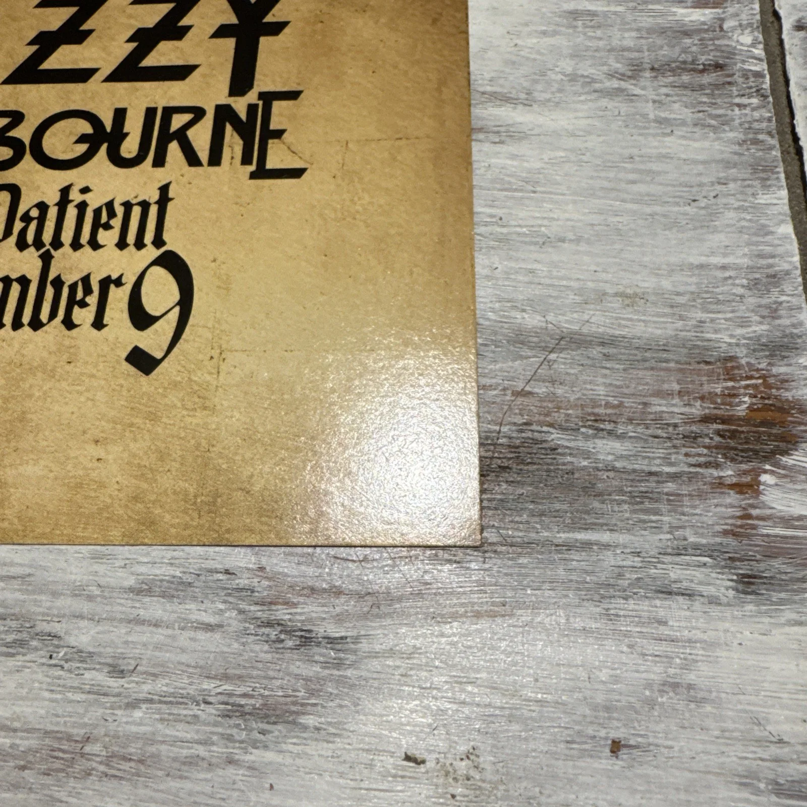 OZZY OSBOURNE SIGNED Patient Number 9 AUTOGRAPH CD INSERT NOT A VINYL ROCK MUSIC, изображение 5