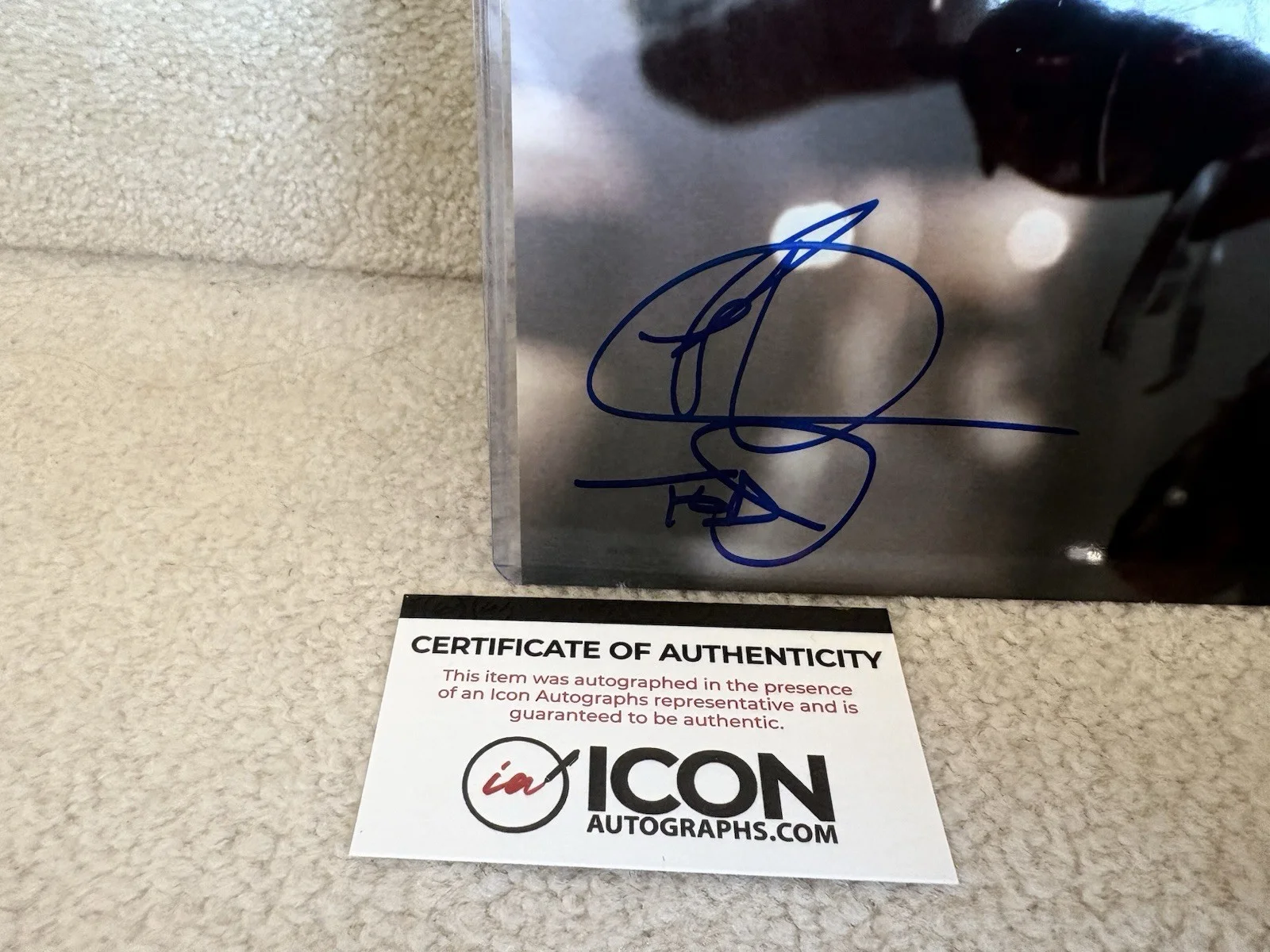 Ray Park Snake Eyes — Ray Park "Snake Eyes" GI Joe Autographed 8x10 COA #2, image 2