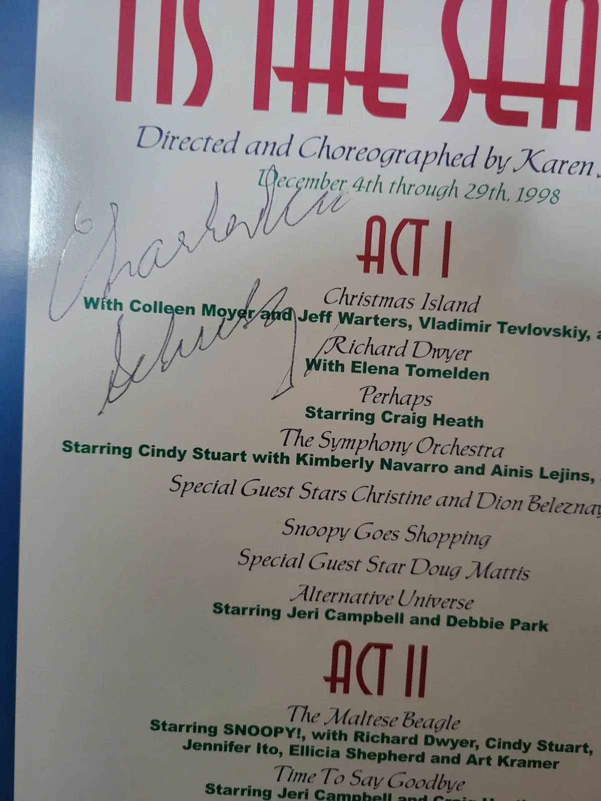 Charles Schulz — One of a kind Autograph Charles Schulz 1998 Skate Program Santa Rosa CA, image 3