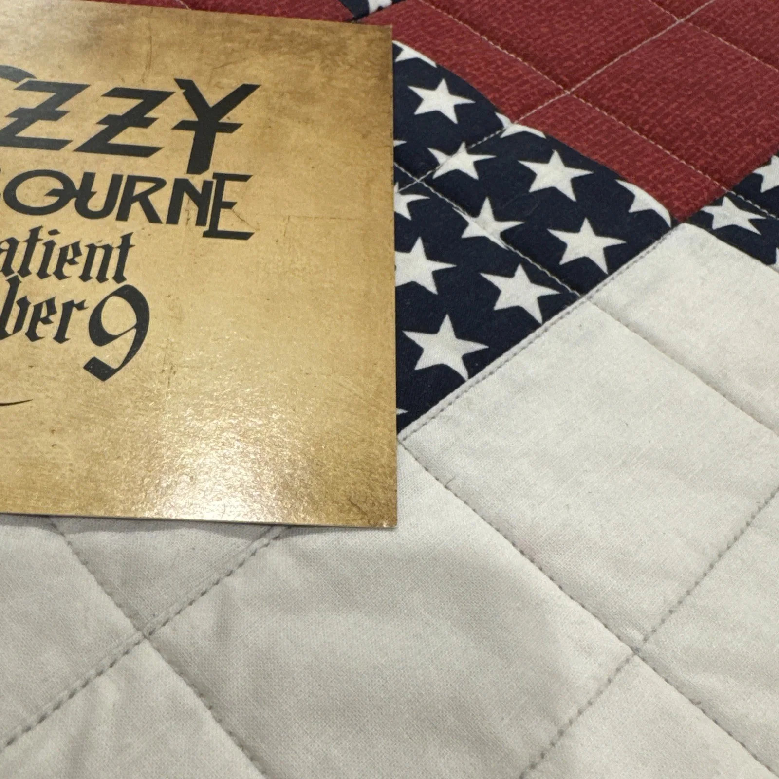 OZZY OSBOURNE SIGNED Patient Number 9 AUTOGRAPH CD INSERT NOT A VINYL ROCK MUSIC, image 4
