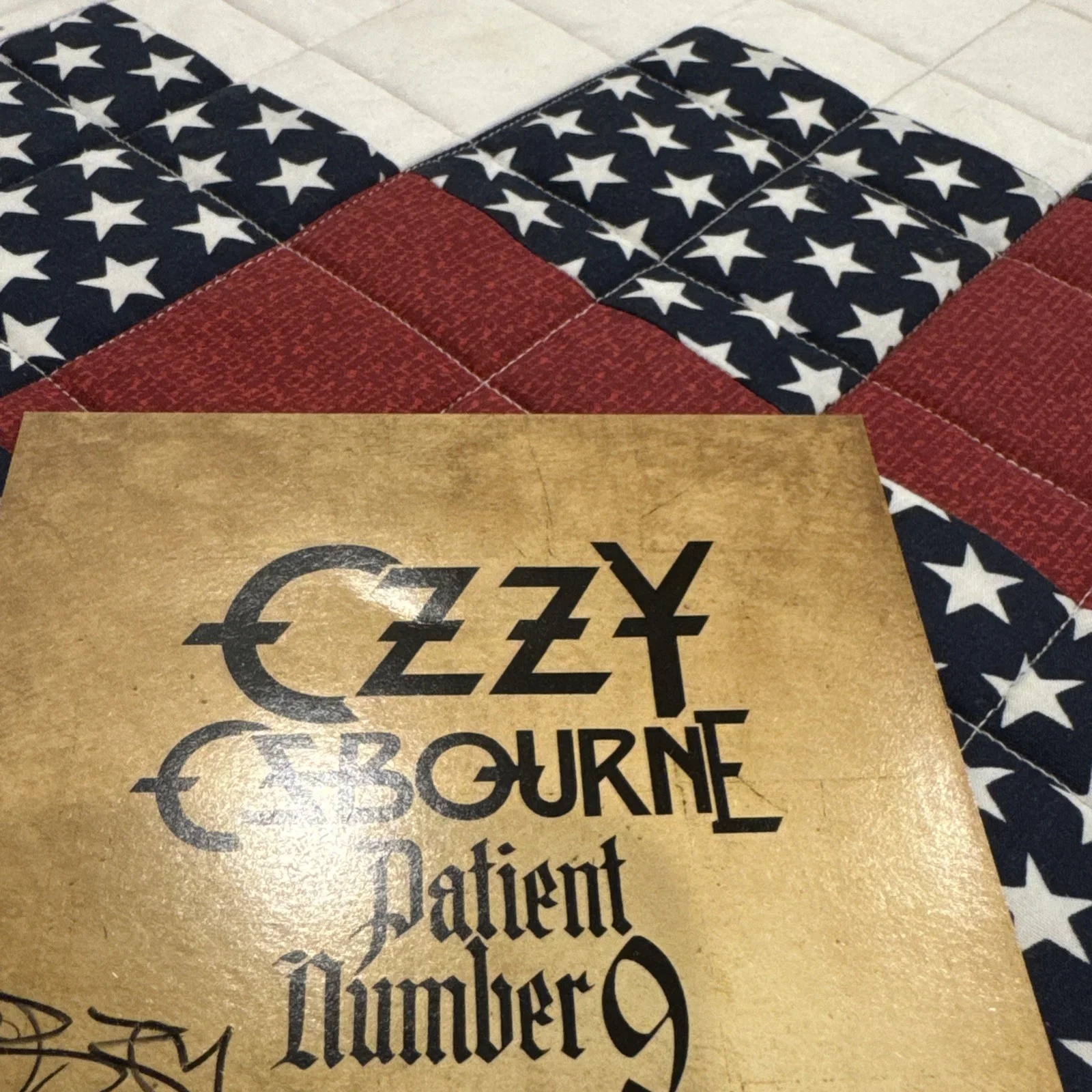 OZZY OSBOURNE SIGNED Patient Number 9 AUTOGRAPH CD INSERT NOT A VINYL ROCK MUSIC, изображение 4