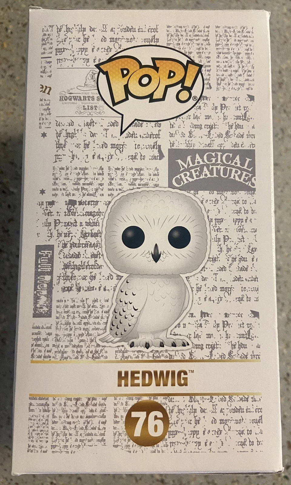 Daniel Radcliffe — Daniel Radcliffe SIGNED Harry Potter Hedwig Owl Funko Pop Figure 76- JSA COA, изображение 5