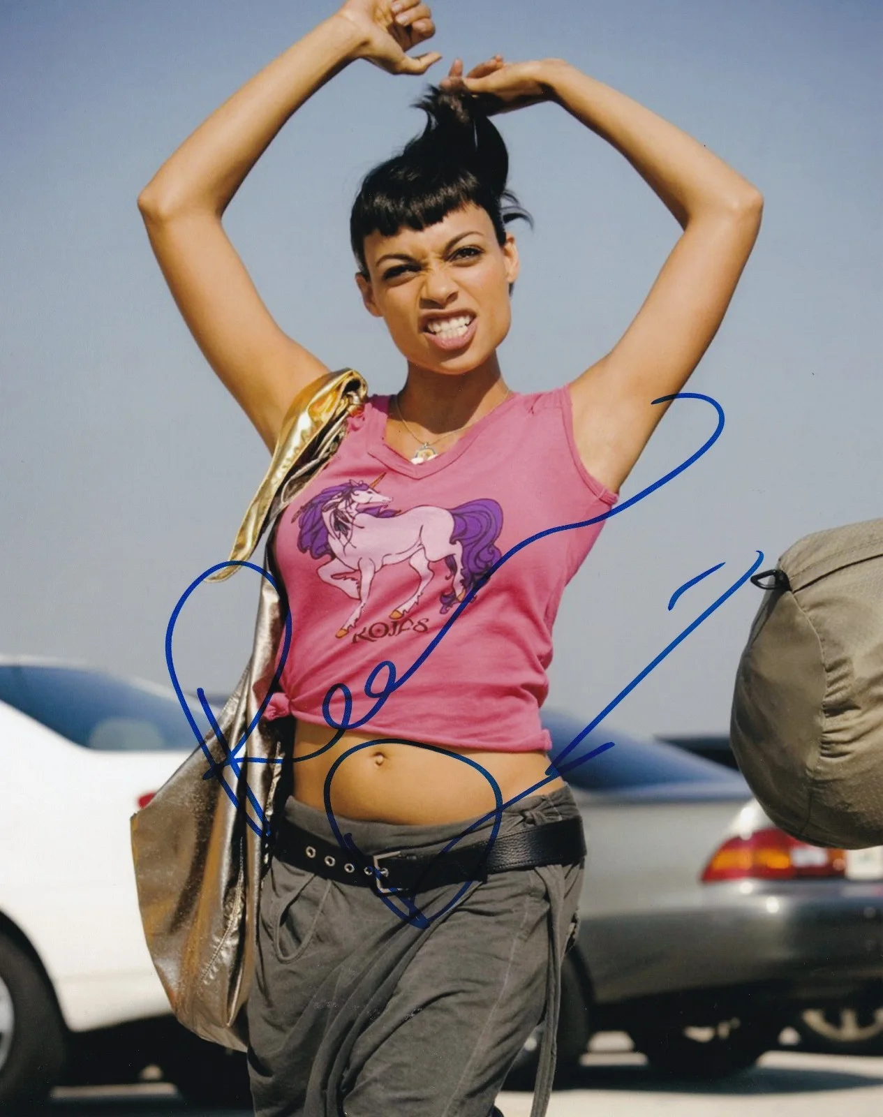 Rosario Dawson — Rosario Dawson Death Proof Signed 8x10 Photo COA