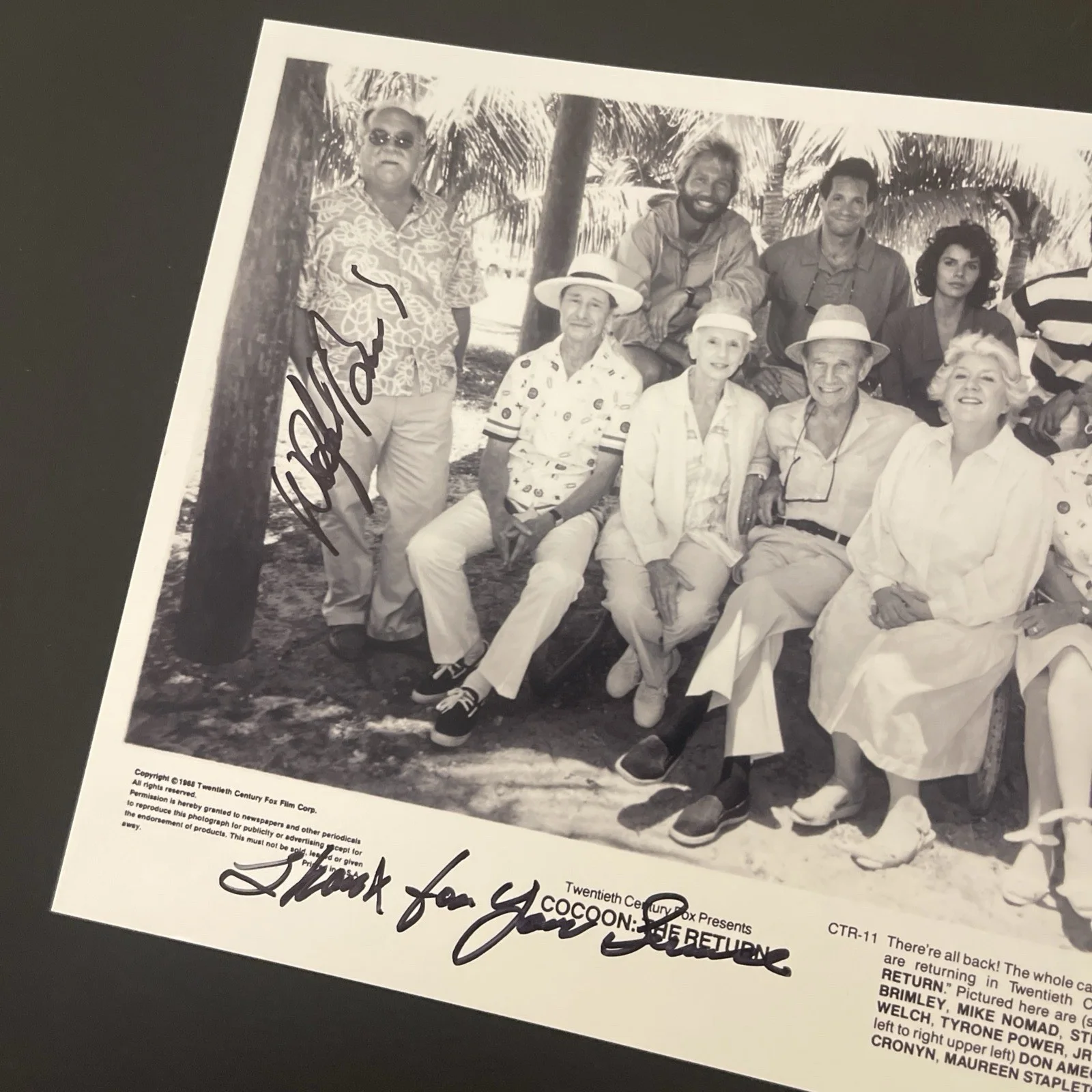 COCOON The Return 1988 WILFORD BRIMLEY: Hand Signed Celebrity Photo 8x10”/KSK, изображение 4