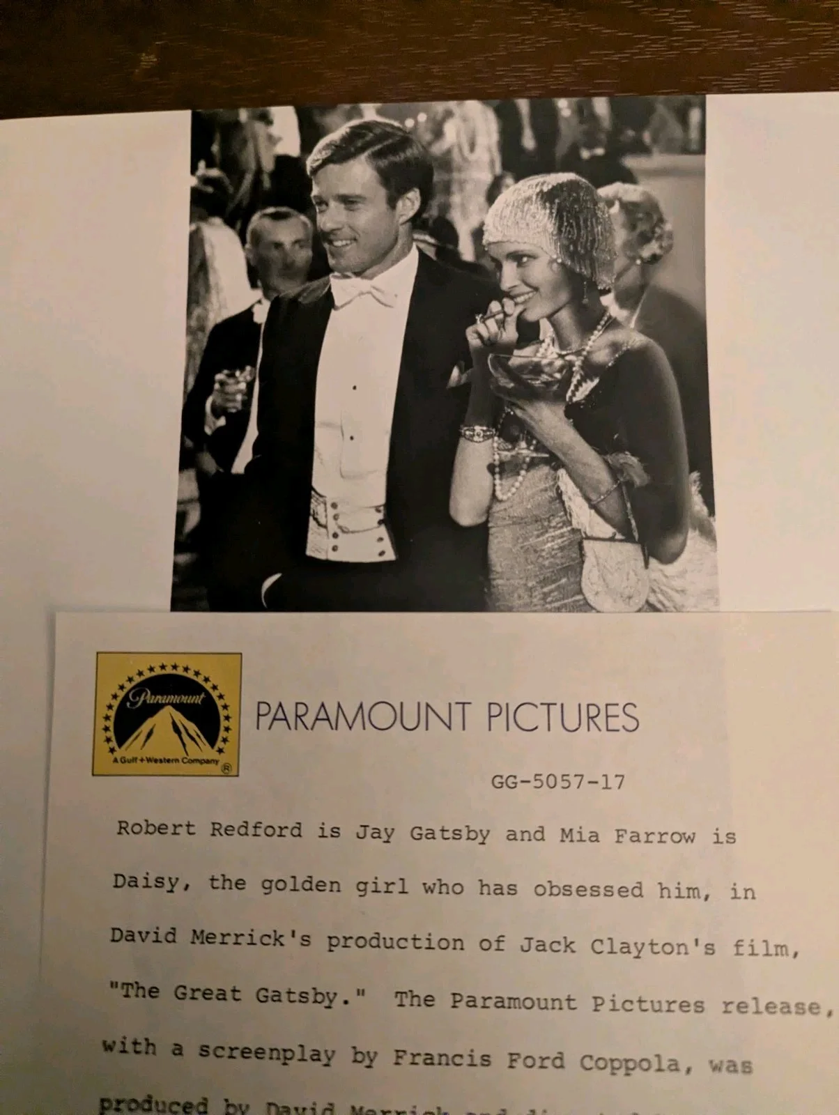 Robert Redford Hand Signed One Of A Kind Publicity Photo Extremely Rare, image 4