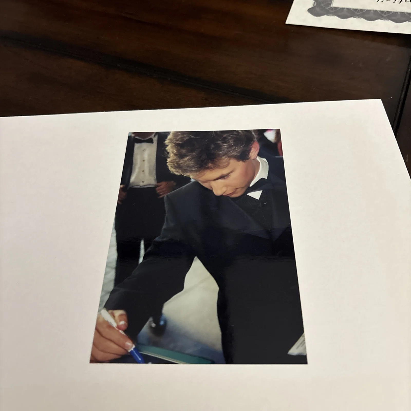 Jonathan Taylor Autographed 8x10 Photo Set of 2 Time Signed In Person COA, изображение 2