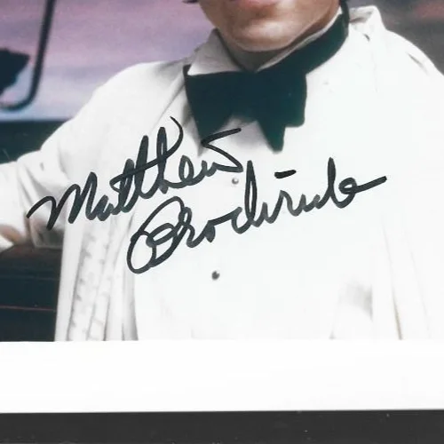 8 x10 hand signed photo Matthew Broderick, image 2