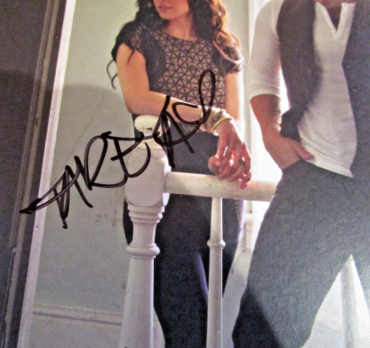 AUTUMN HILL COUNTRY MUSIC DUO SIGNED 8X10 PHOTO Mike Robins & Tareya Green, изображение 2