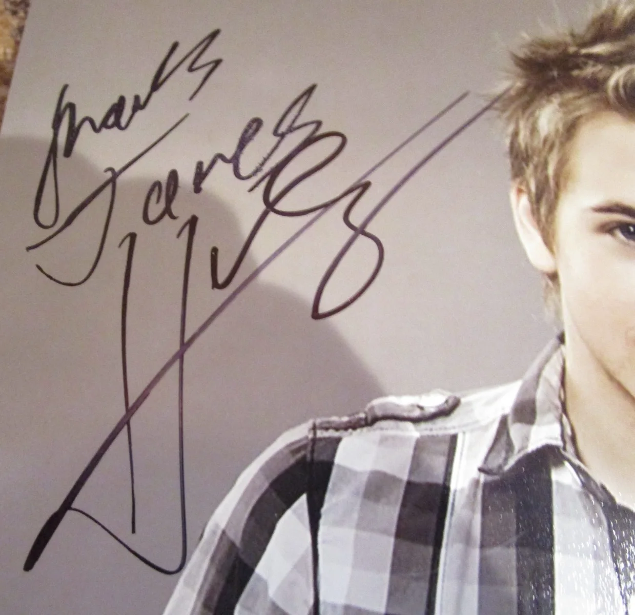 HUNTER HAYES SIGNED 8x10 PHOTO COUNTRY MUSIC STAR PERSONALIZED (C), изображение 2