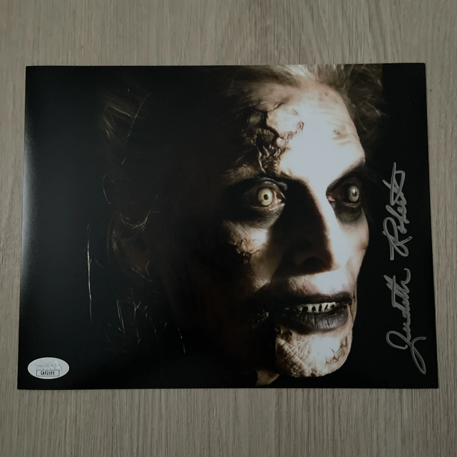 Judith Roberts signed Dead Silence 8x10 Autograph Jsa Authenticated, image 2