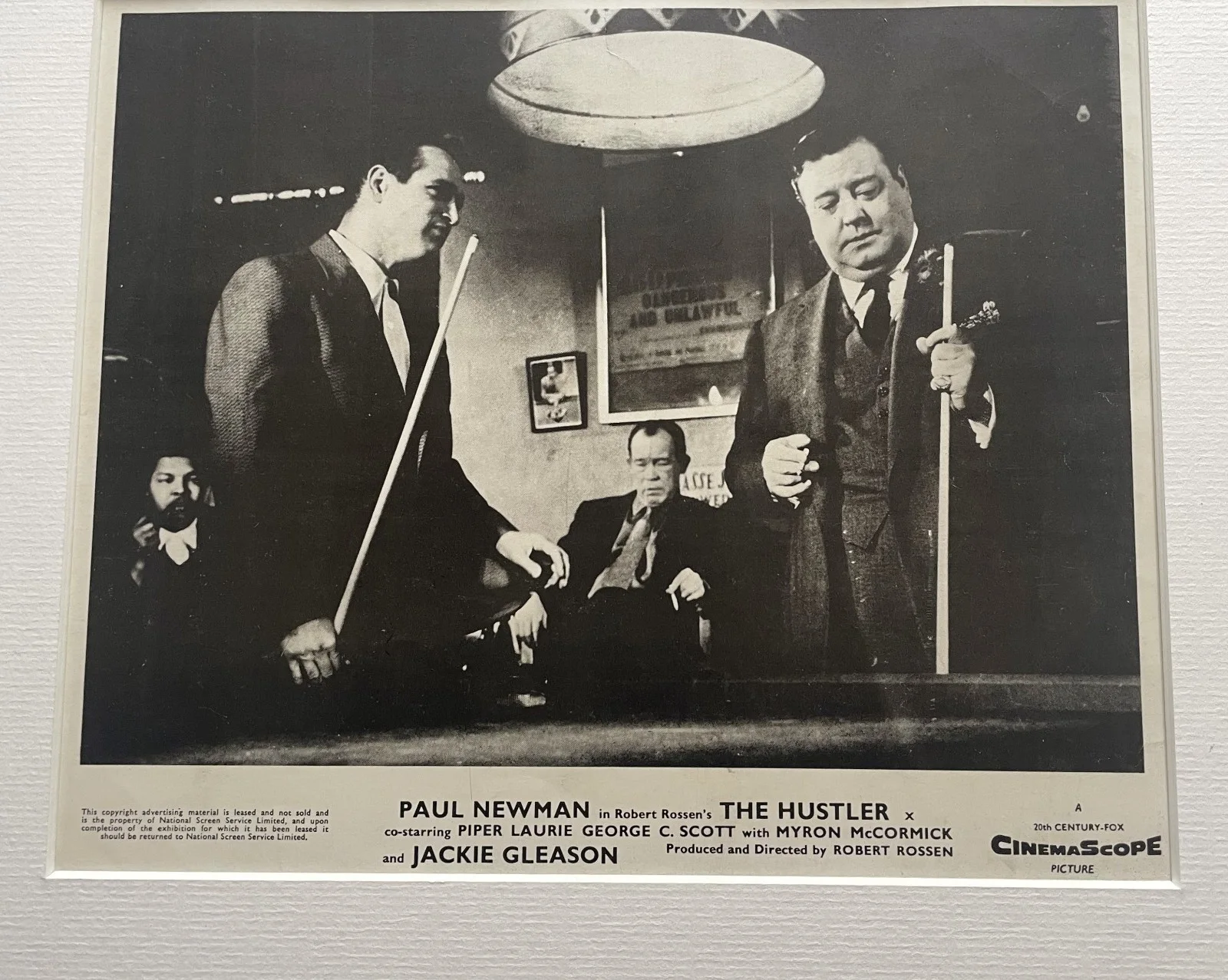 The Hustler Photo Original 8X10 Inch Framed Lobby Card, изображение 3