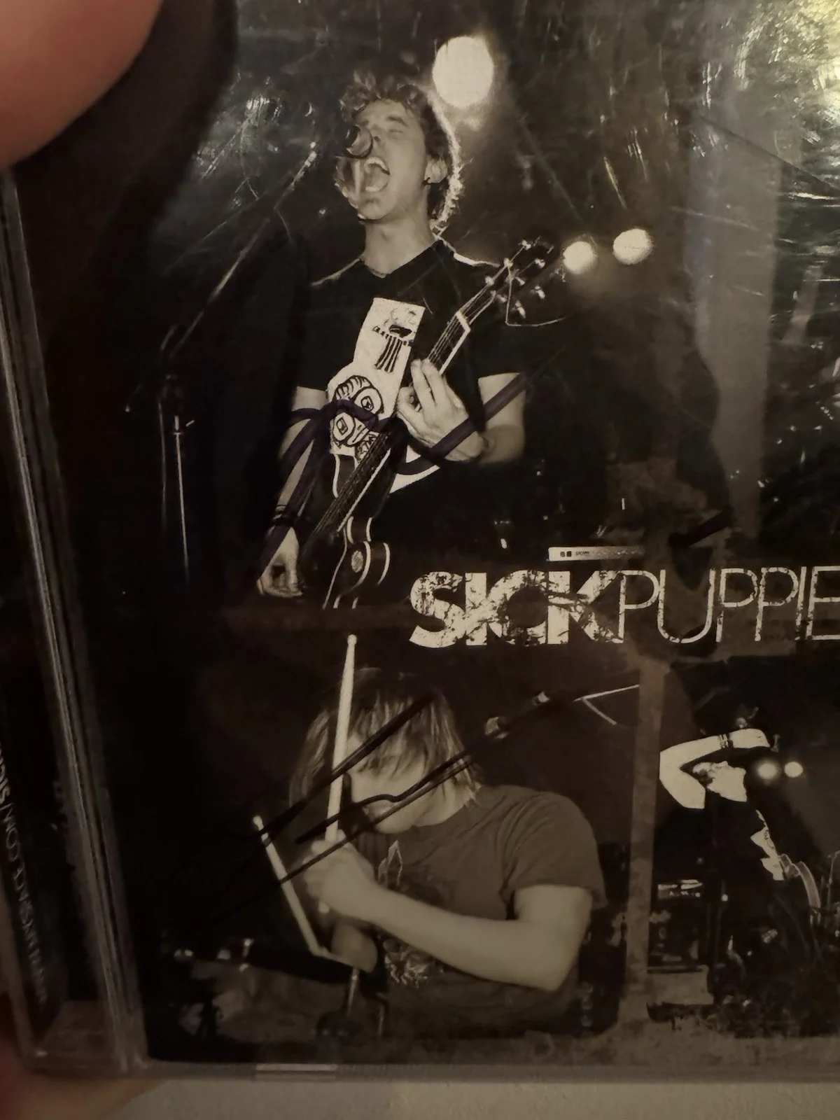 Sick Puppies EP Group Signed/Autographed CD Cover/Jacket W/ Cd., image 4