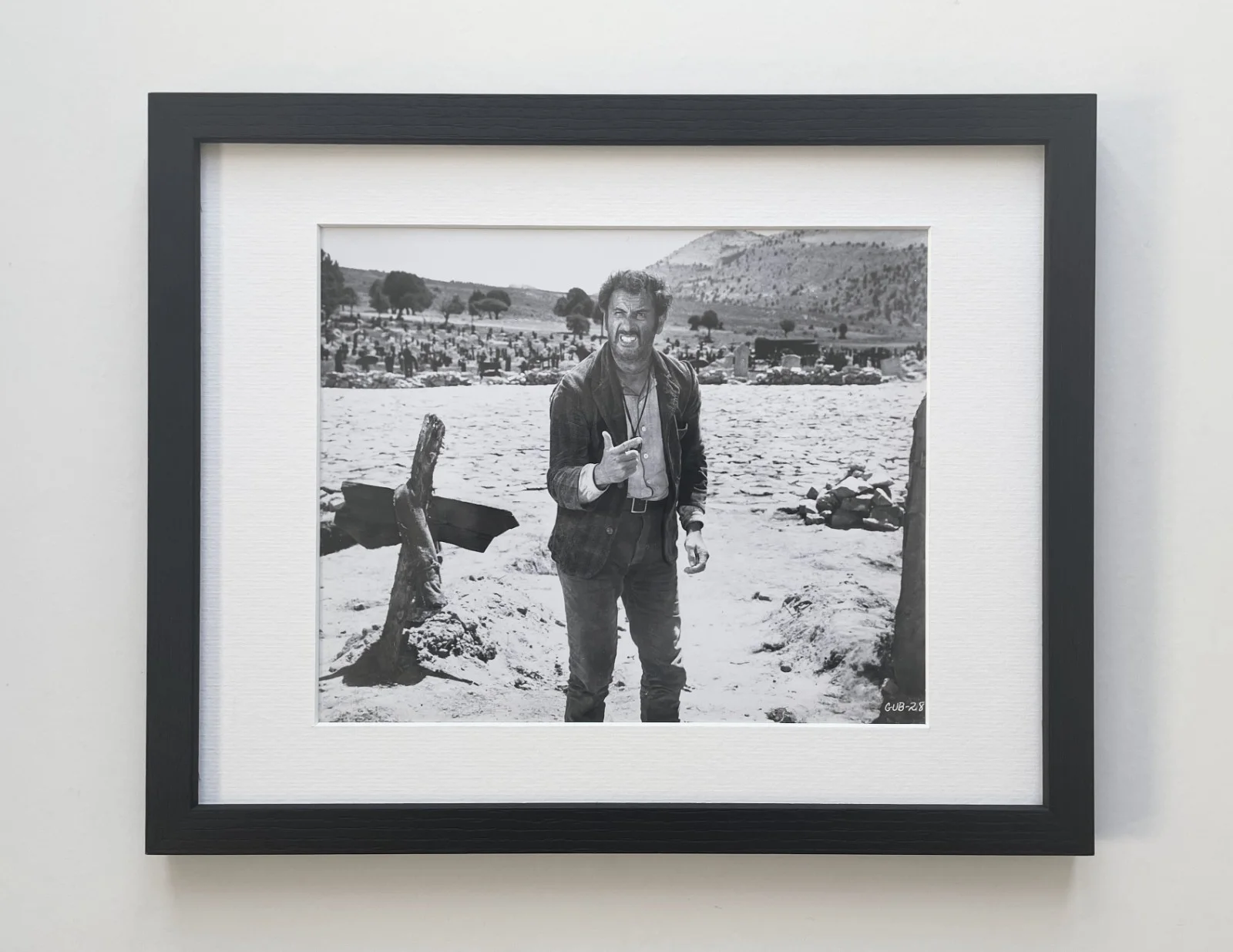 The Good The Bad And The Ugly Original Framed 8X10 Inch B&W Press Photo, изображение 2