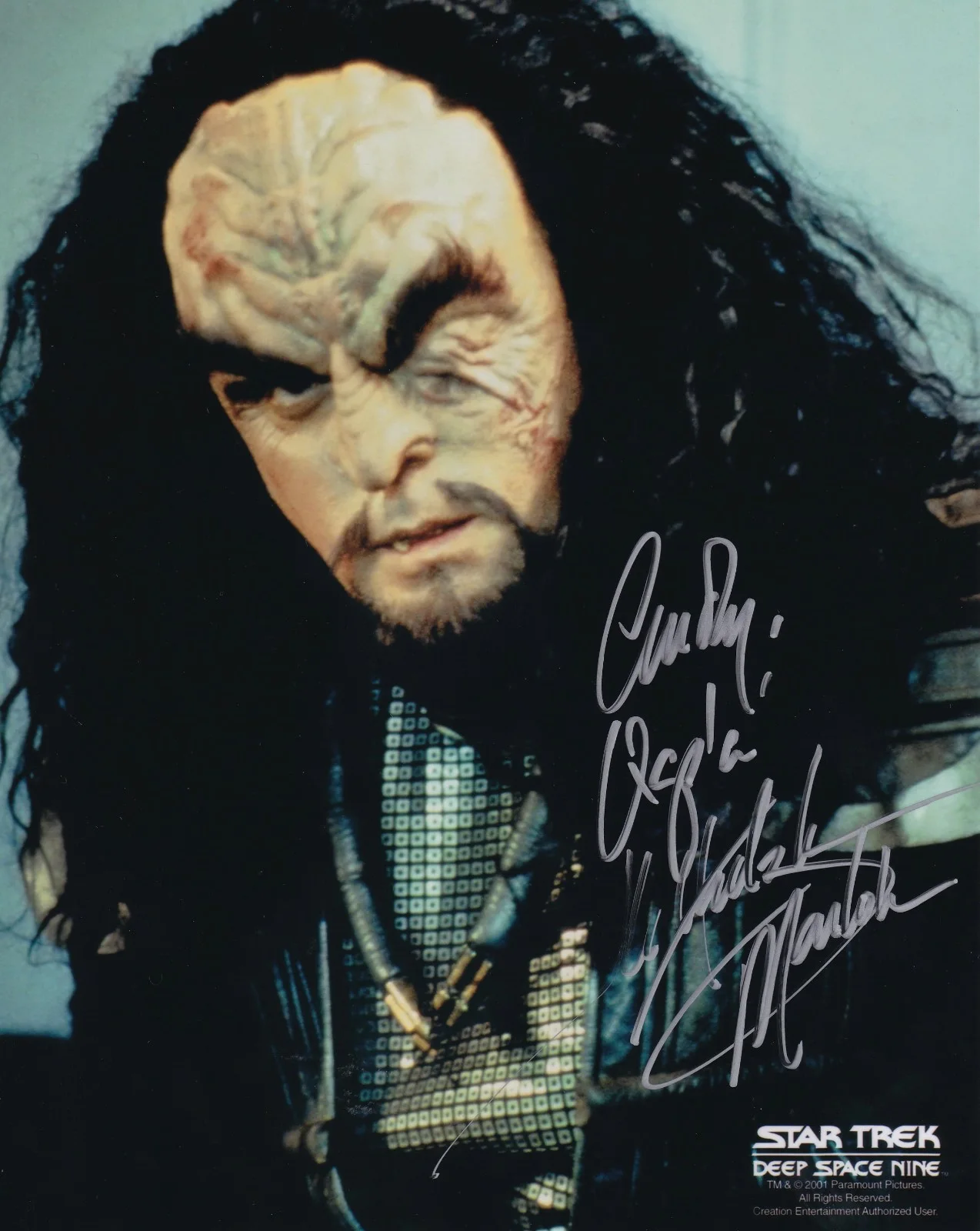 J.G. Hertzler — J.G. Hertzler As Martok Star Trek Deep Space Nine Signed 8x10 Photo COA