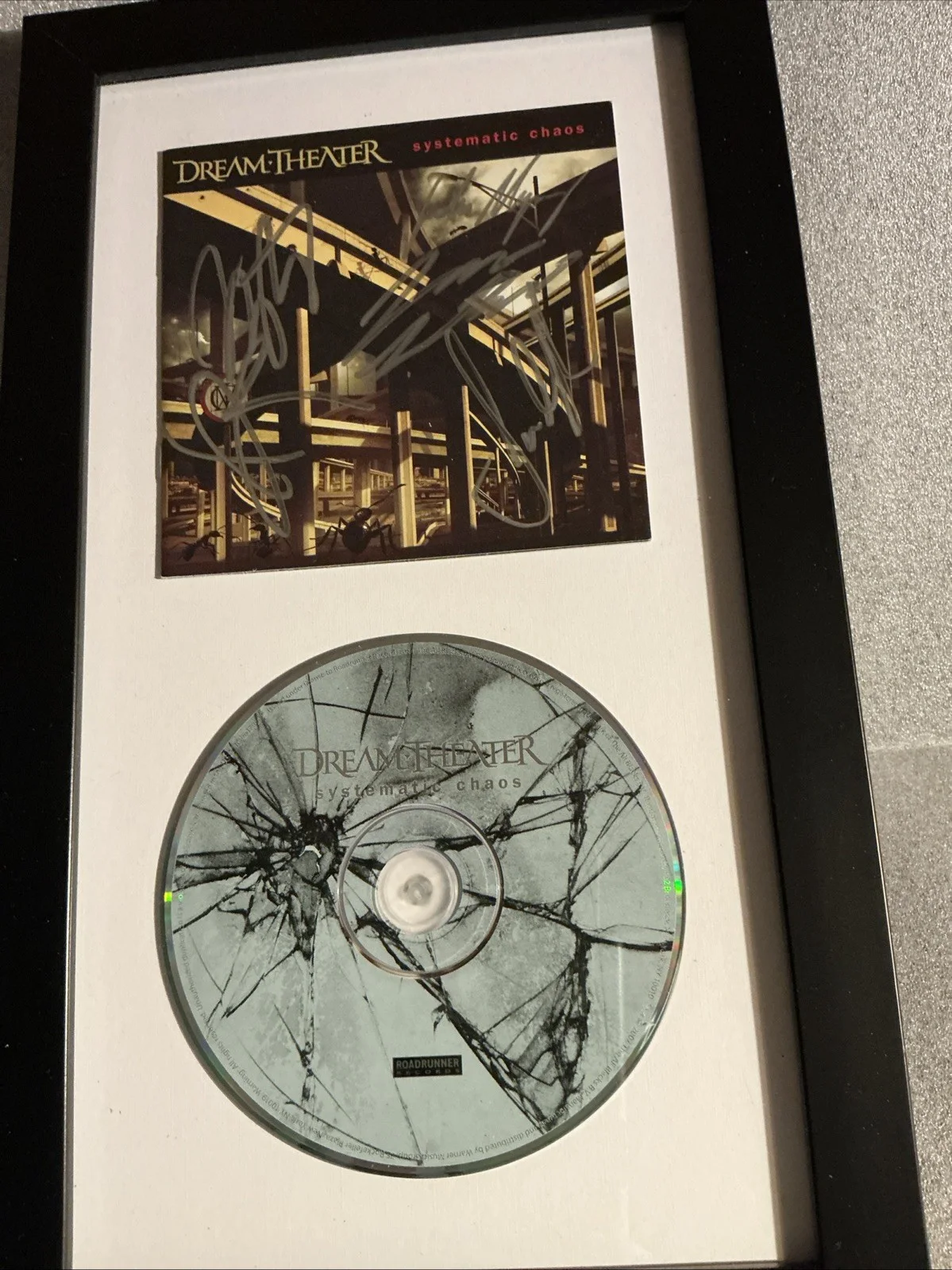 Dream Theater - Dream Theater- Systematic Chaos Signed CD Insert, image 2