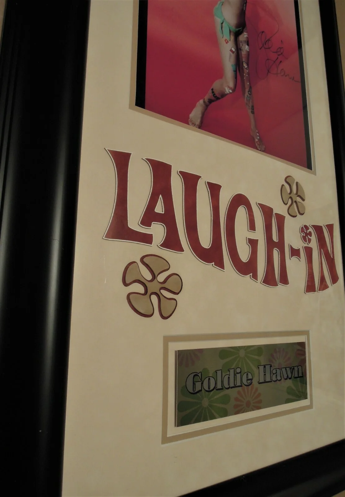 Goldie Hawn — Goldie Hawn Framed Laugh In Signed JSA Large, image 5