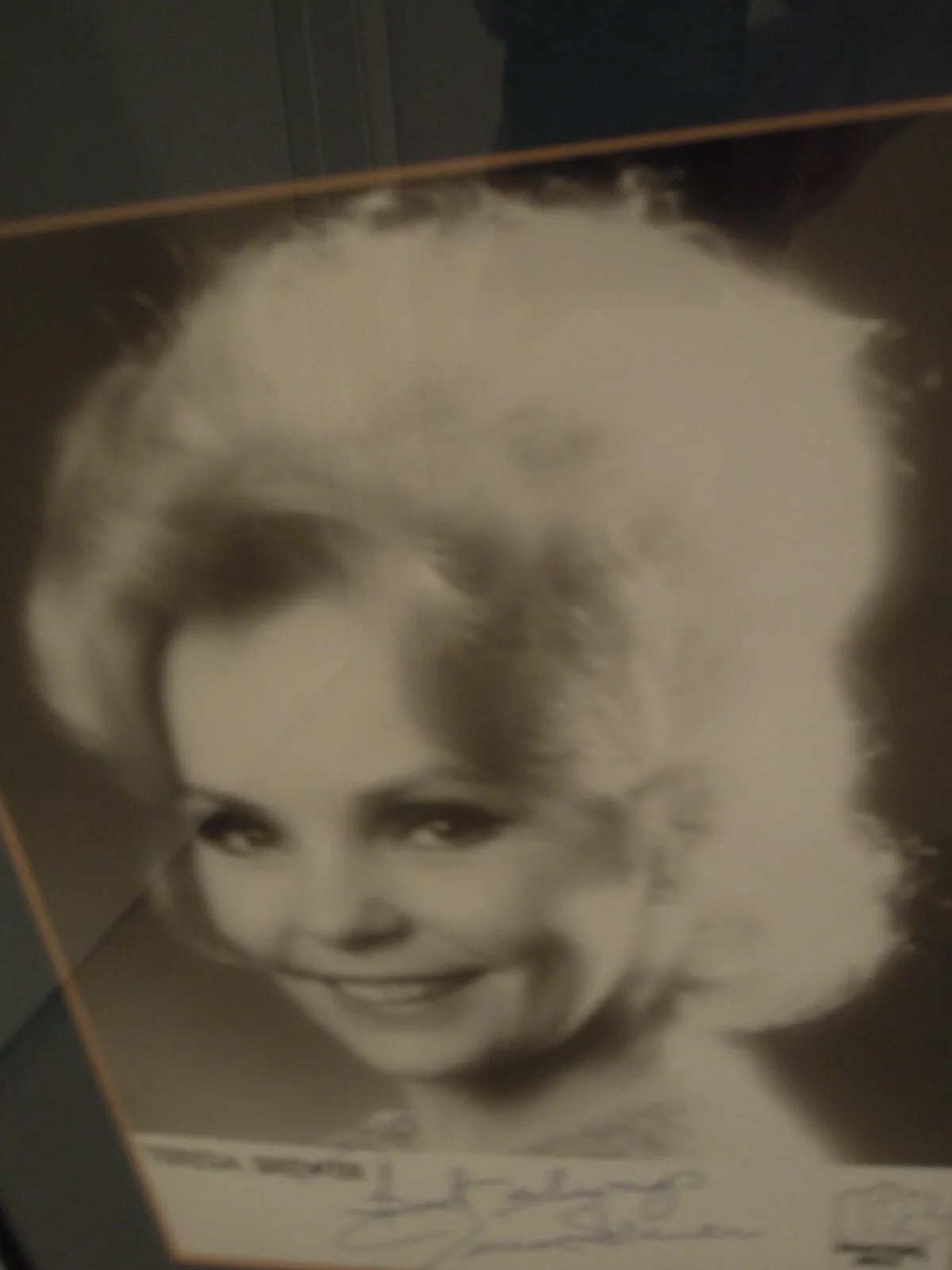 Teresa Brewer Record Photo Signed Framed, image 3
