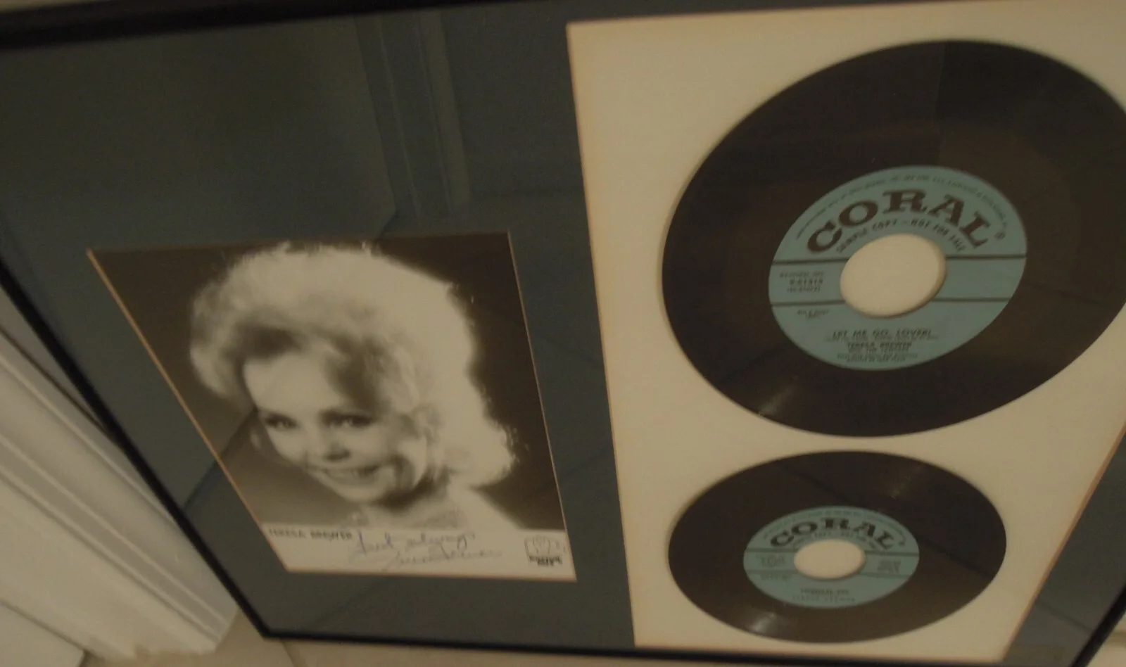Teresa Brewer Record Photo Signed Framed, image 5