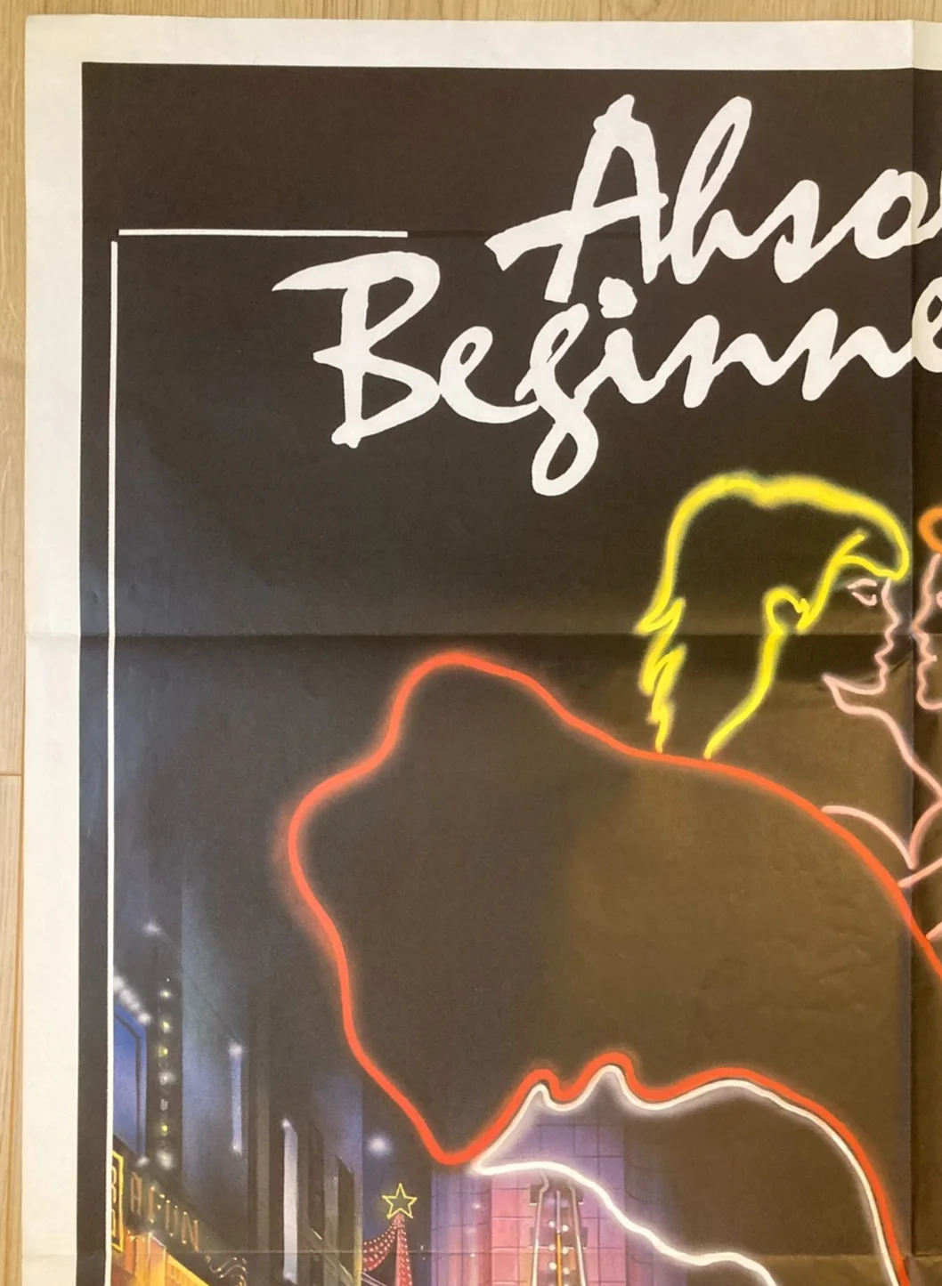 ABSOLUTE BEGINNERS 1986 Original Cinema ITALIAN 2 Fogli Movie POSTER 39x55in, изображение 2