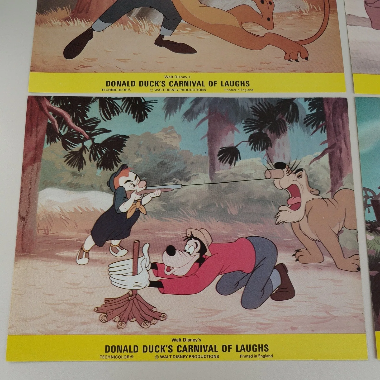 Donald Duck Goes West Lobby Cards Film Stills /Front House Cartoon 1980s Vintage, изображение 3