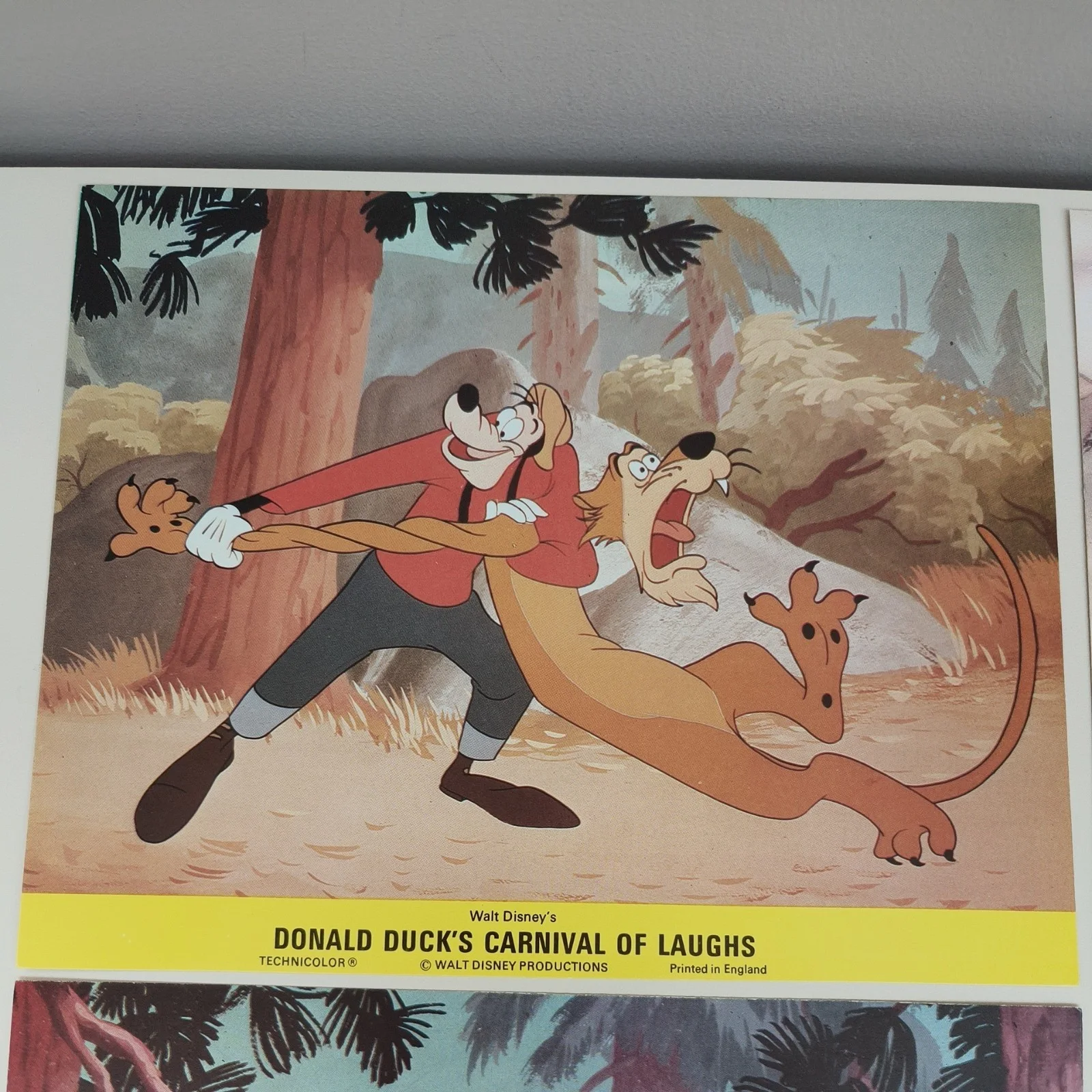 Donald Duck Goes West Lobby Cards Film Stills /Front House Cartoon 1980s Vintage, изображение 4
