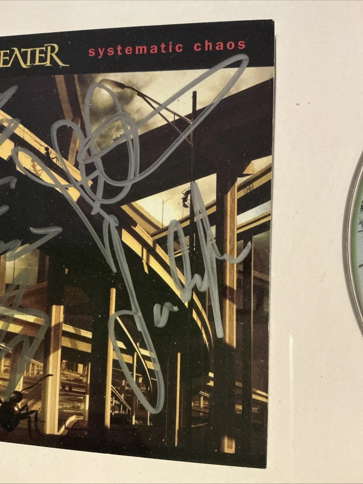 Dream Theater - Dream Theater- Systematic Chaos- Signed CD Insert, image 5