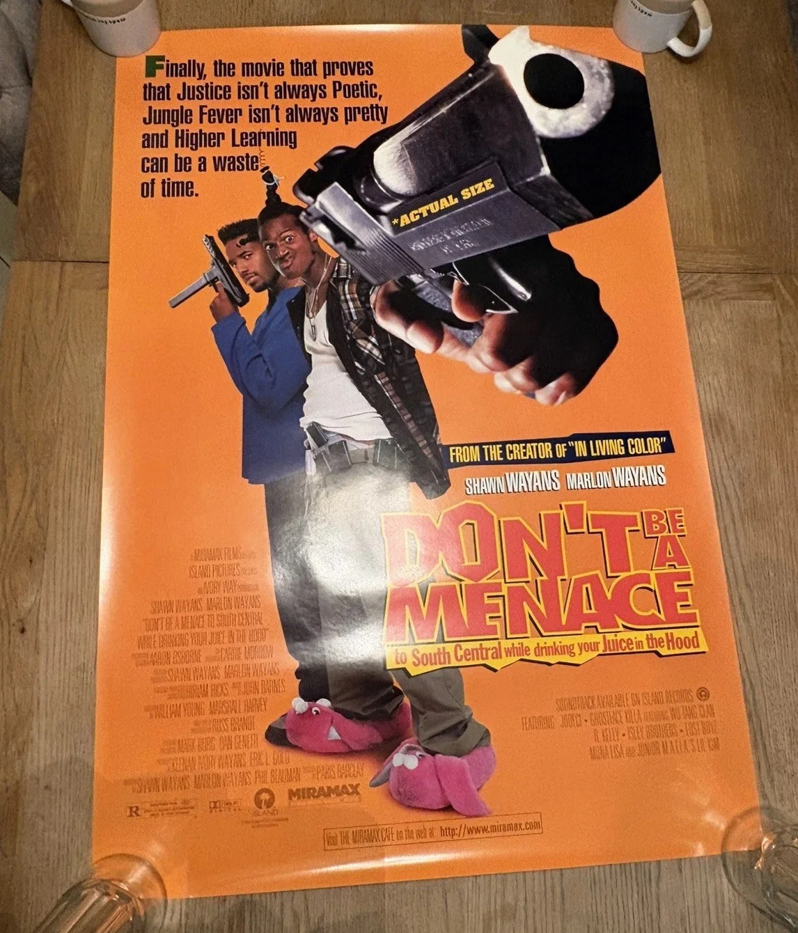 DON'T BE A MENACE TO SOUTH CENTRAL... (1996) ORIGINAL MOVIE POSTER - ROLLED, изображение 2