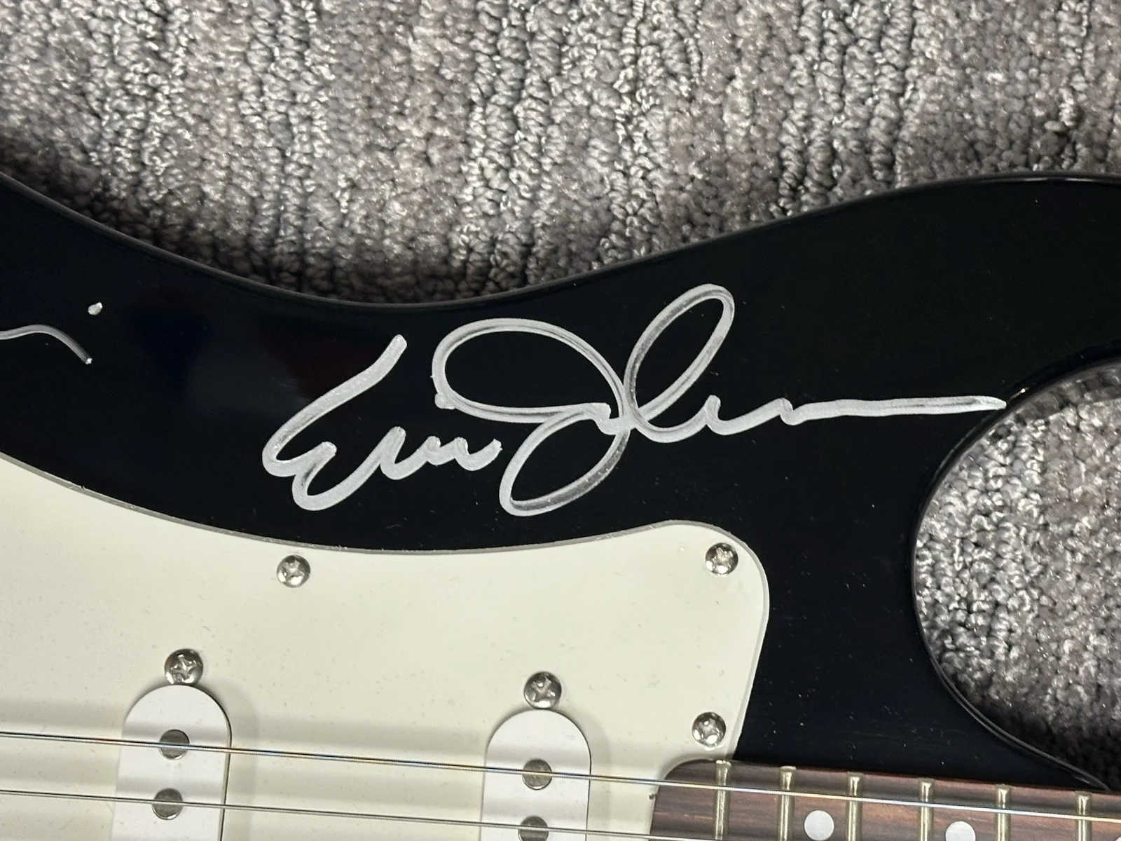 Joe Satriani Steve Vai Eric Johnson Signed Guitar JSA COA LOA Original G3 Lineup, изображение 4