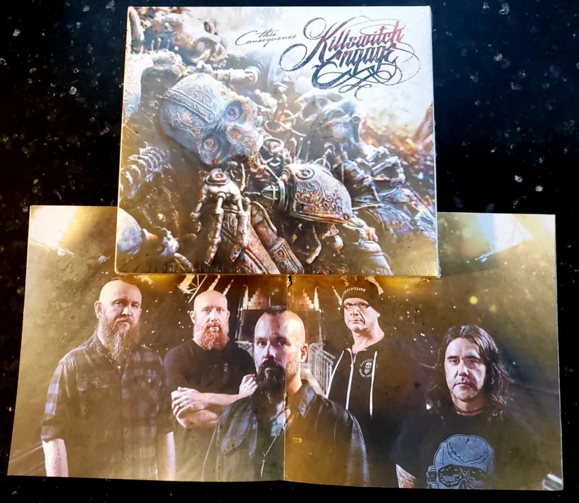 KILLSWITCH ENGAGE SIGNED CD THIS CONSEQUENCE AUTOGRAPHED FULL BAND 2025, изображение 4