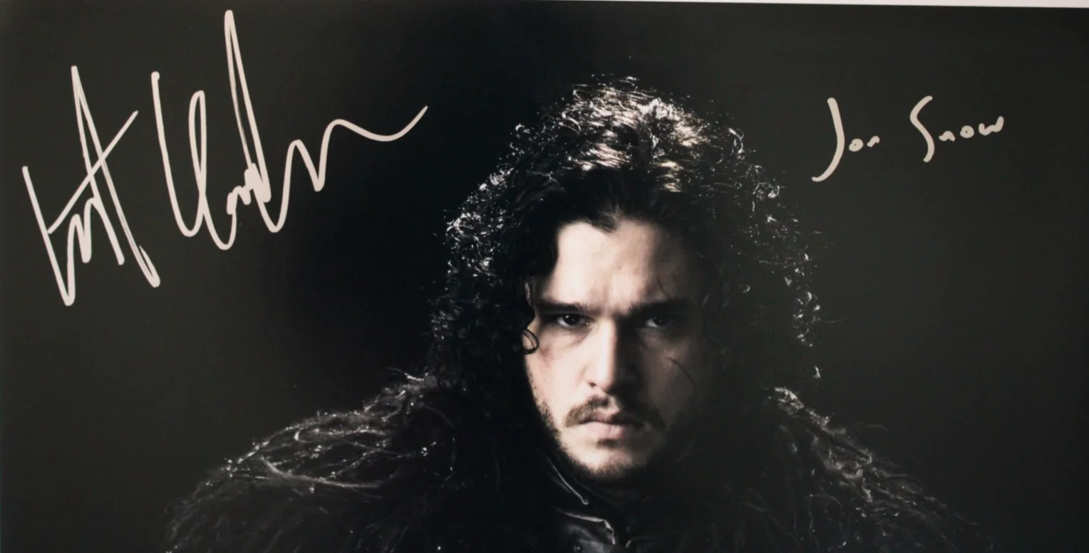 Kit Harington — Kit Harington Signed 20x30 Photo “Jon Snow” GOT Beckett COA, изображение 2