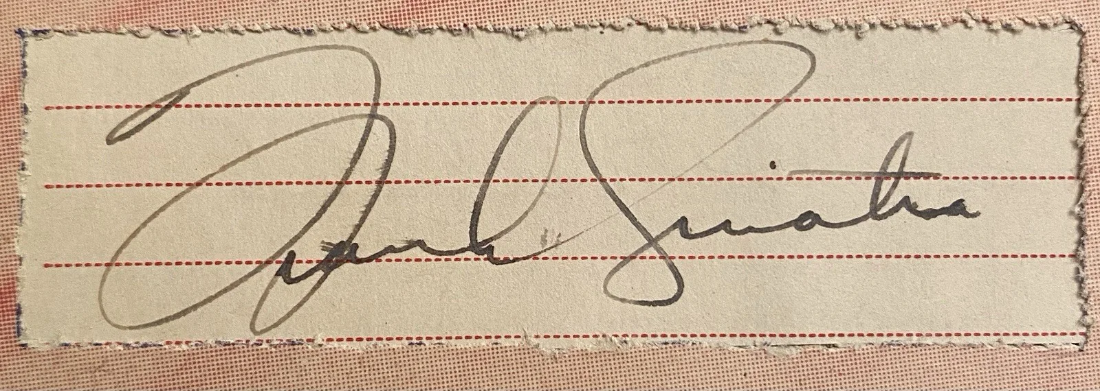 Vintage FRANK SINATRA signed cut 1940s ink signature autograph with Sheet Music, изображение 2