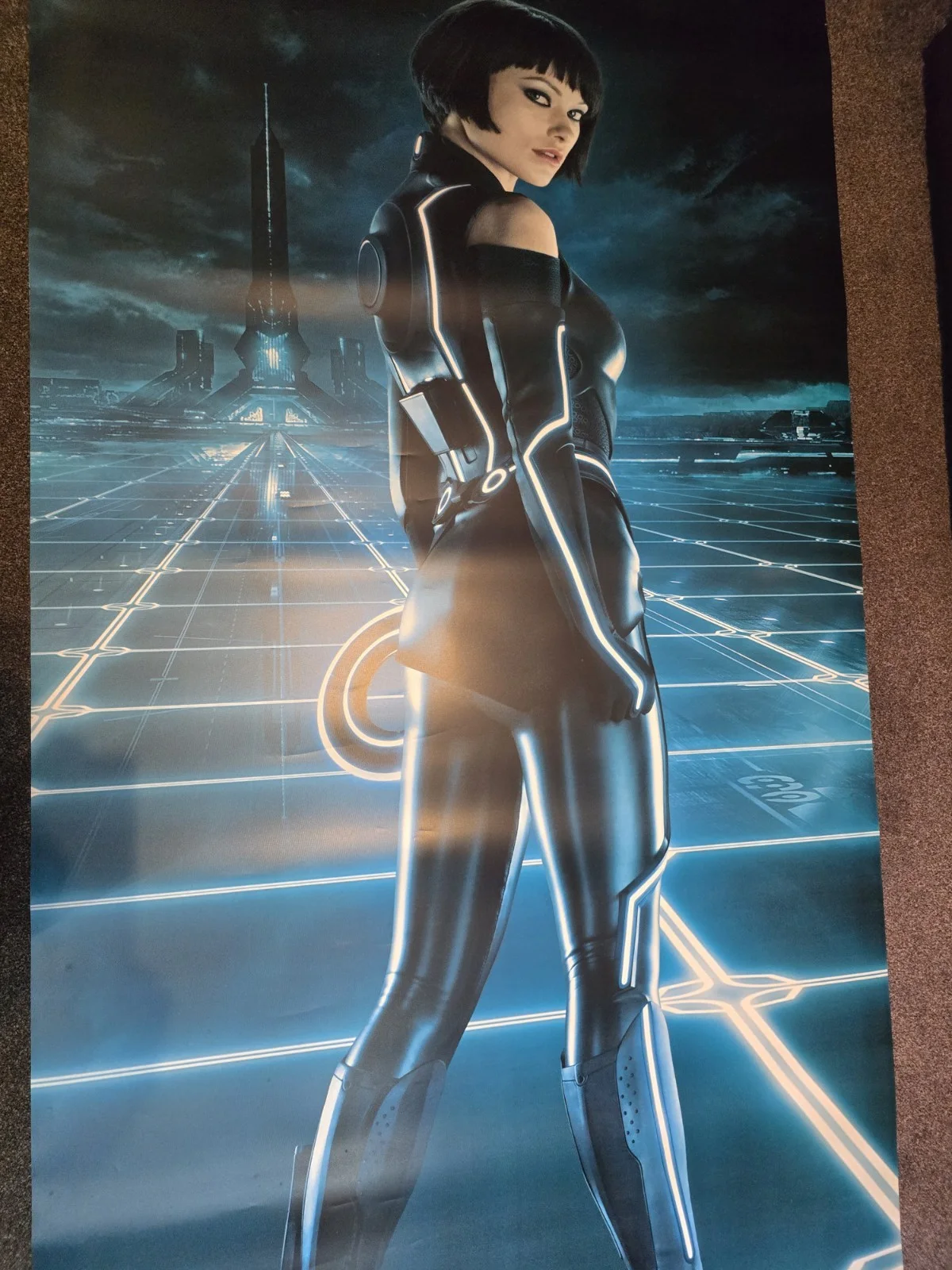 Tron Legacy Movie Banner poster 8ft High Olivia Wilde, изображение 2