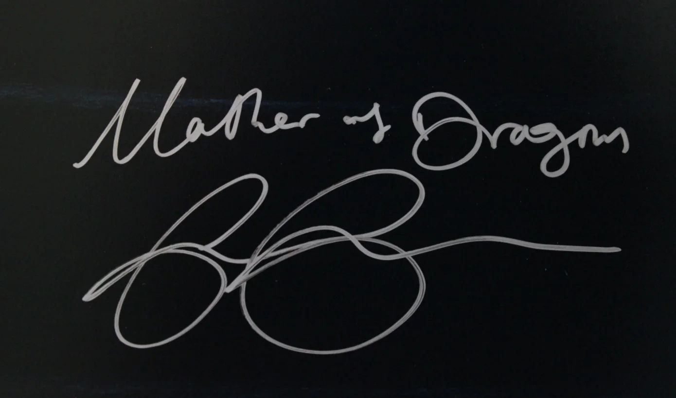 Brandon Routh — Emilia Clarke Signed 20x30 Daenerys Photo “Mother of Dragons” GOT Beckett COA, изображение 2
