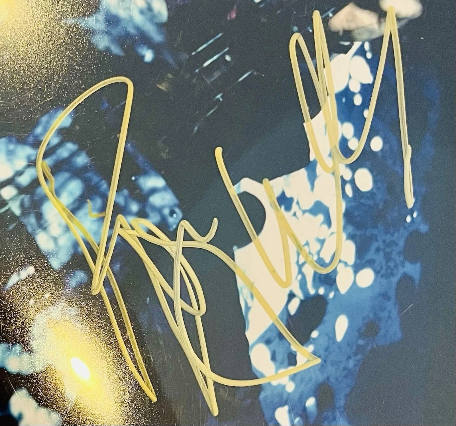 Roger Waters Pink Floyd Founder Signed 11x14 Photo Large/Bold Gold Autograph JSA, image 2