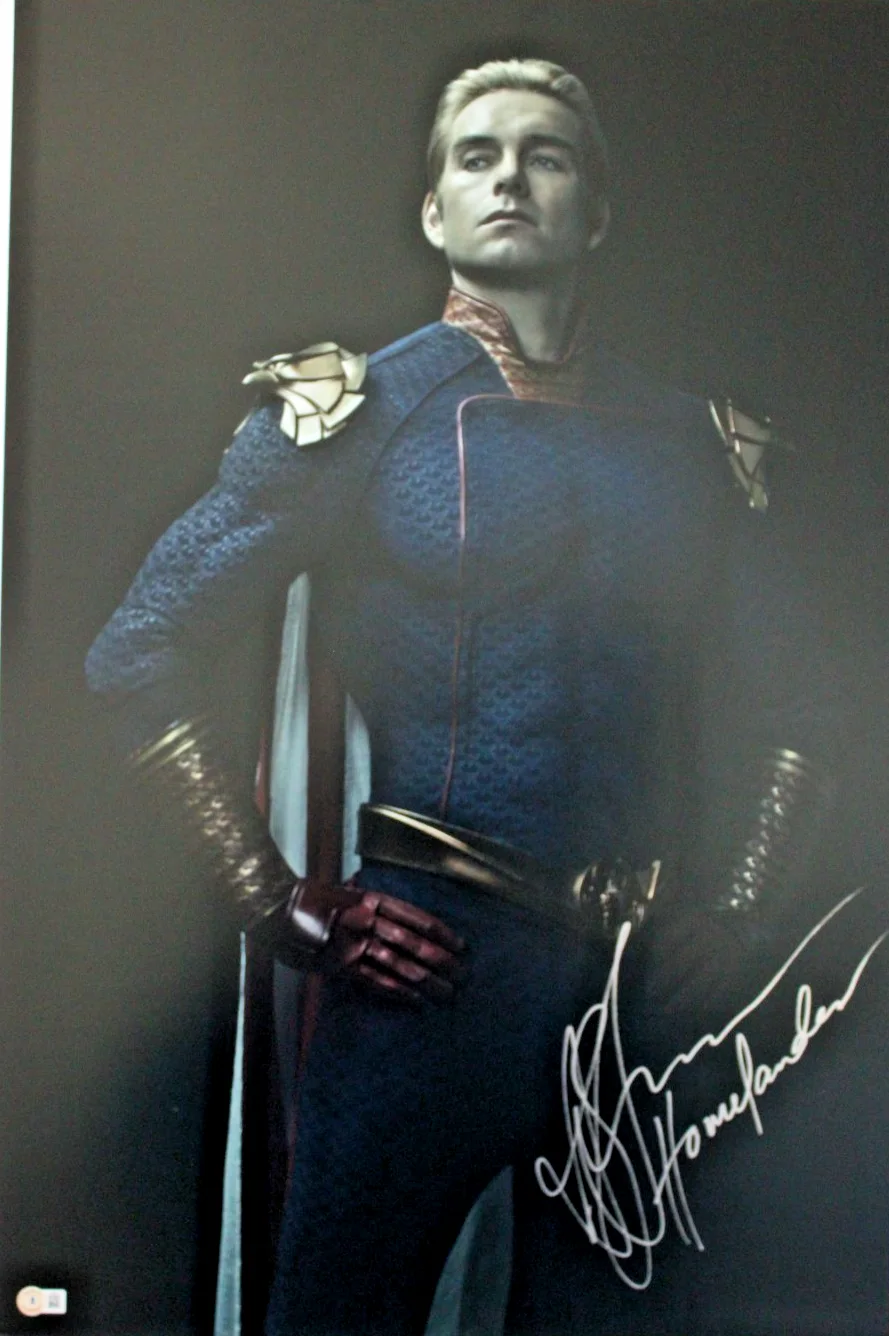 Antony Starr — Antony Starr Signed 20x30 Inscribed "Homelander" Photo The Boys Autograph