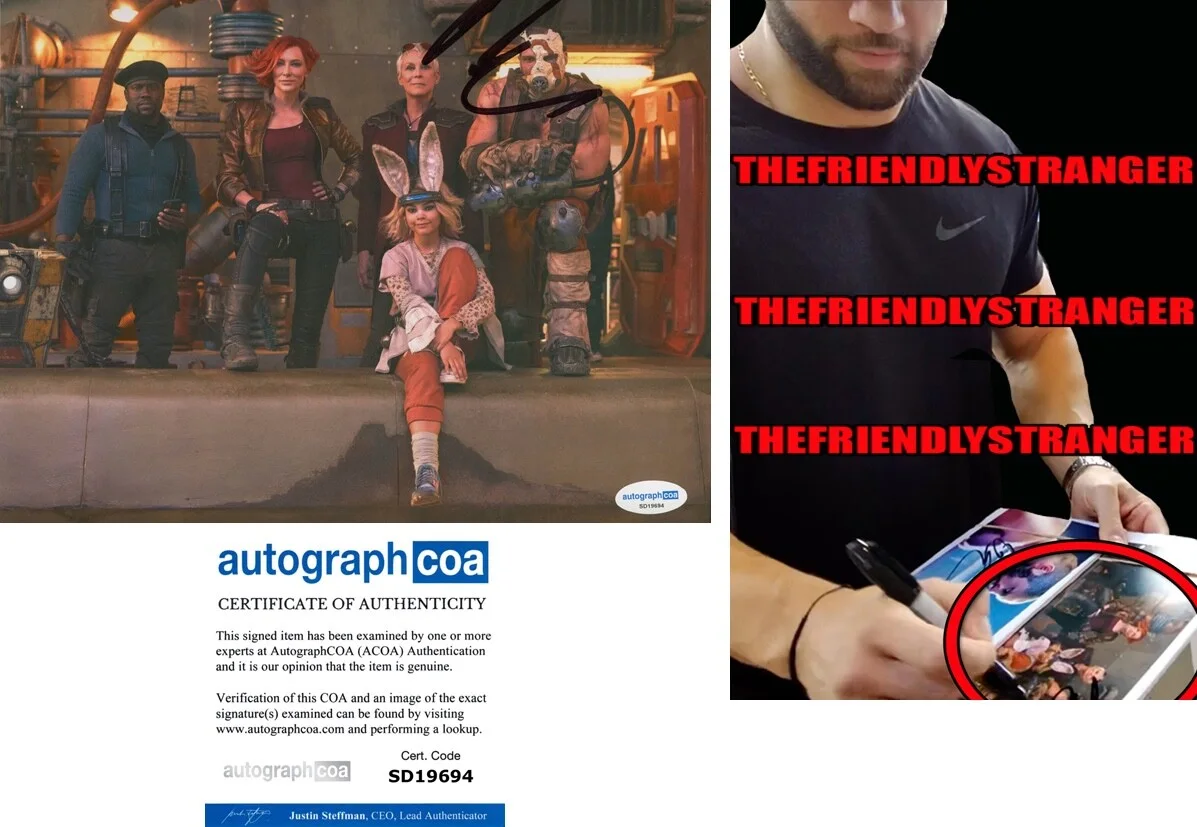 Florian Munteanu — Florian Munteanu signed "BORDERLANDS" 8x10 Photo EXACT PROOF e Krieg ACOA COA