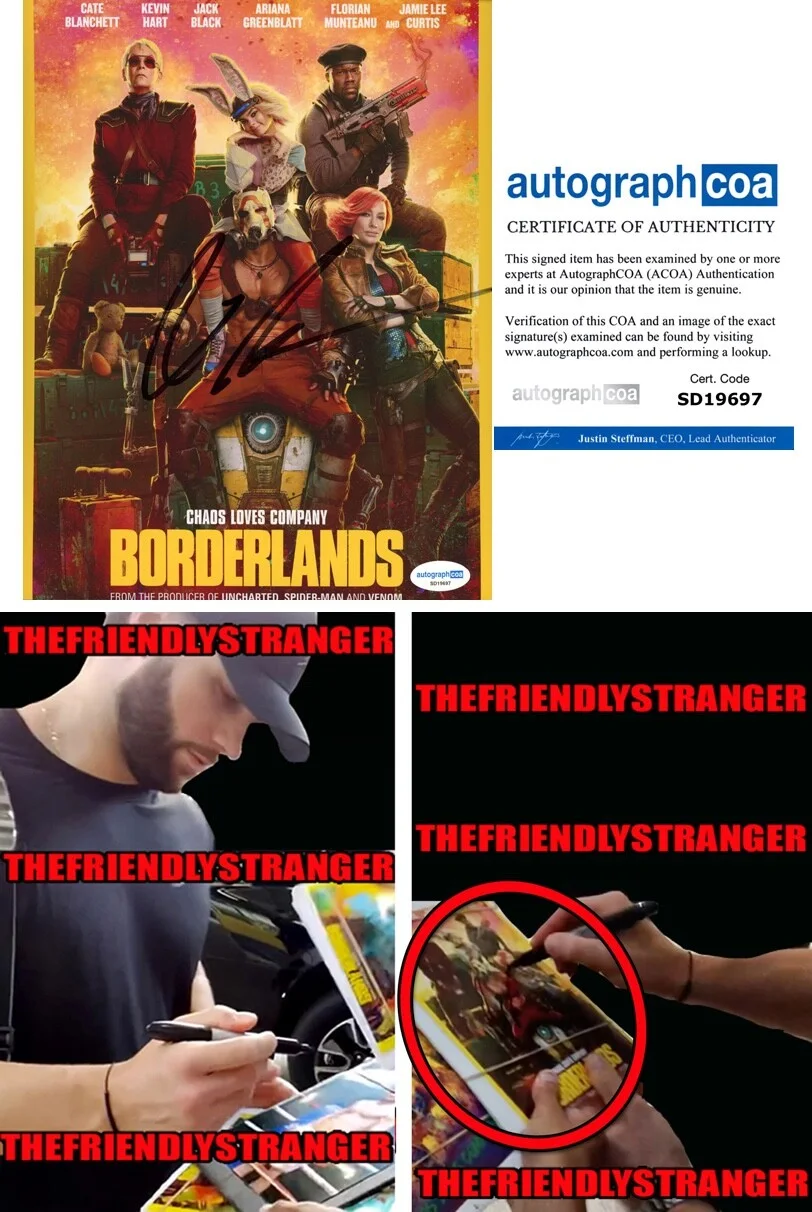 Florian Munteanu — Florian Munteanu signed "BORDERLANDS" 8x10 Photo EXACT PROOF g Krieg ACOA COA