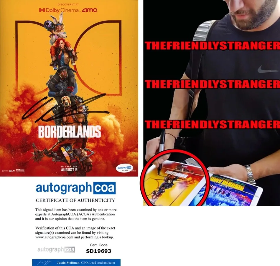 Florian Munteanu — Florian Munteanu signed "BORDERLANDS" 8x10 Photo EXACT PROOF d Krieg ACOA COA