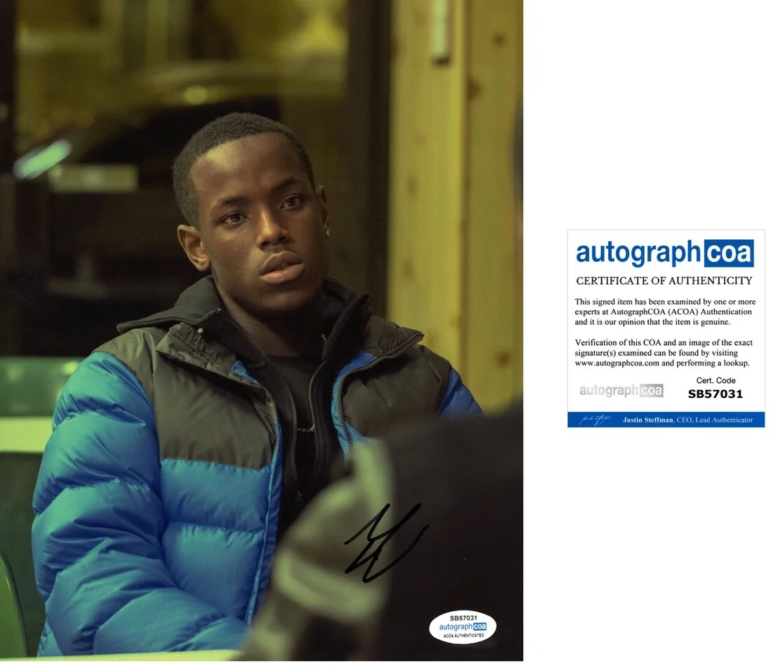 MICHEAL WARD — Micheal Ward signed "TOP BOY" 8x10 Photo Autographed f Jamie ACOA COA
