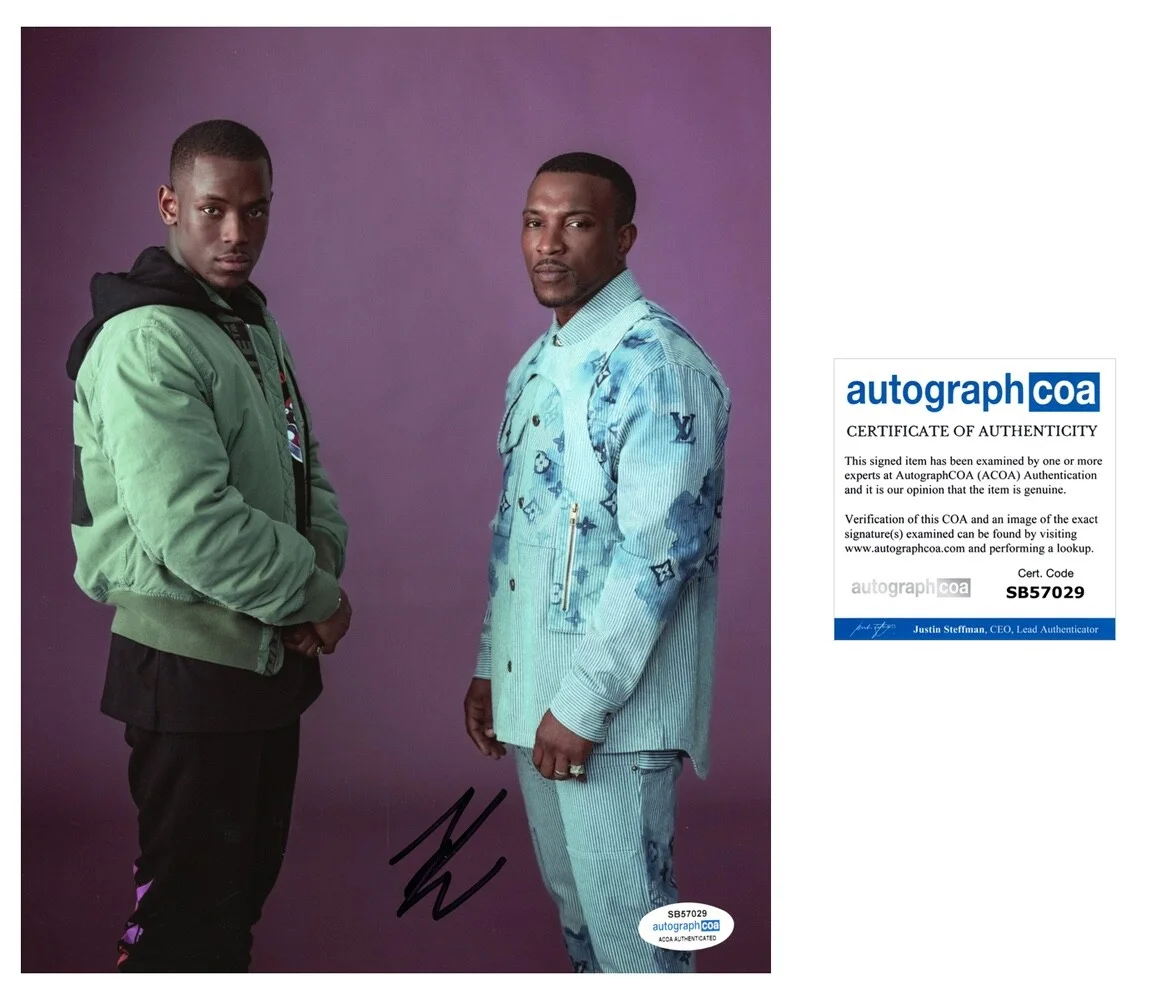 MICHEAL WARD — Micheal Ward signed "TOP BOY" 8x10 Photo Autographed d Jamie ACOA COA