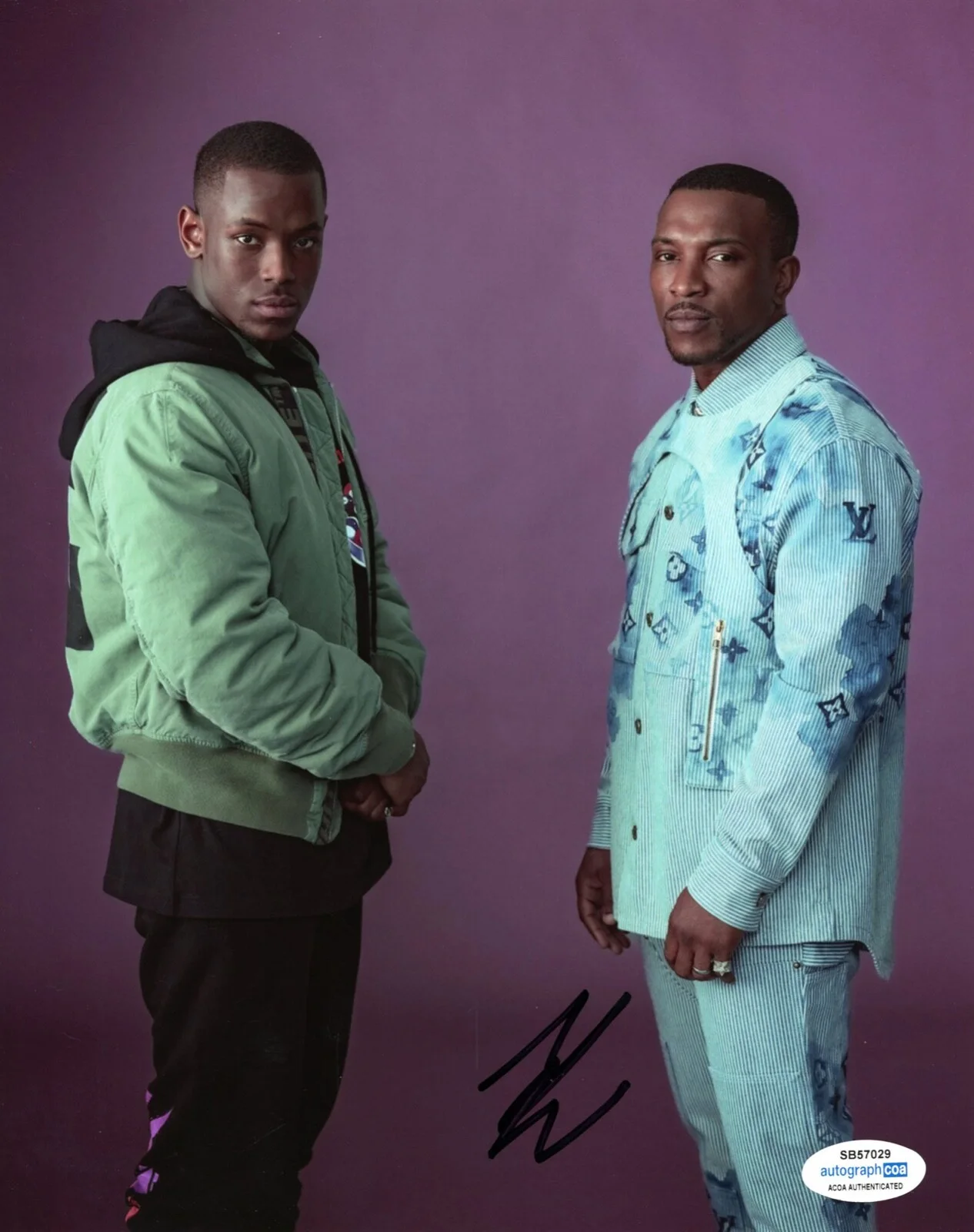 MICHEAL WARD — Micheal Ward signed "TOP BOY" 8x10 Photo Autographed d Jamie ACOA COA, изображение 3