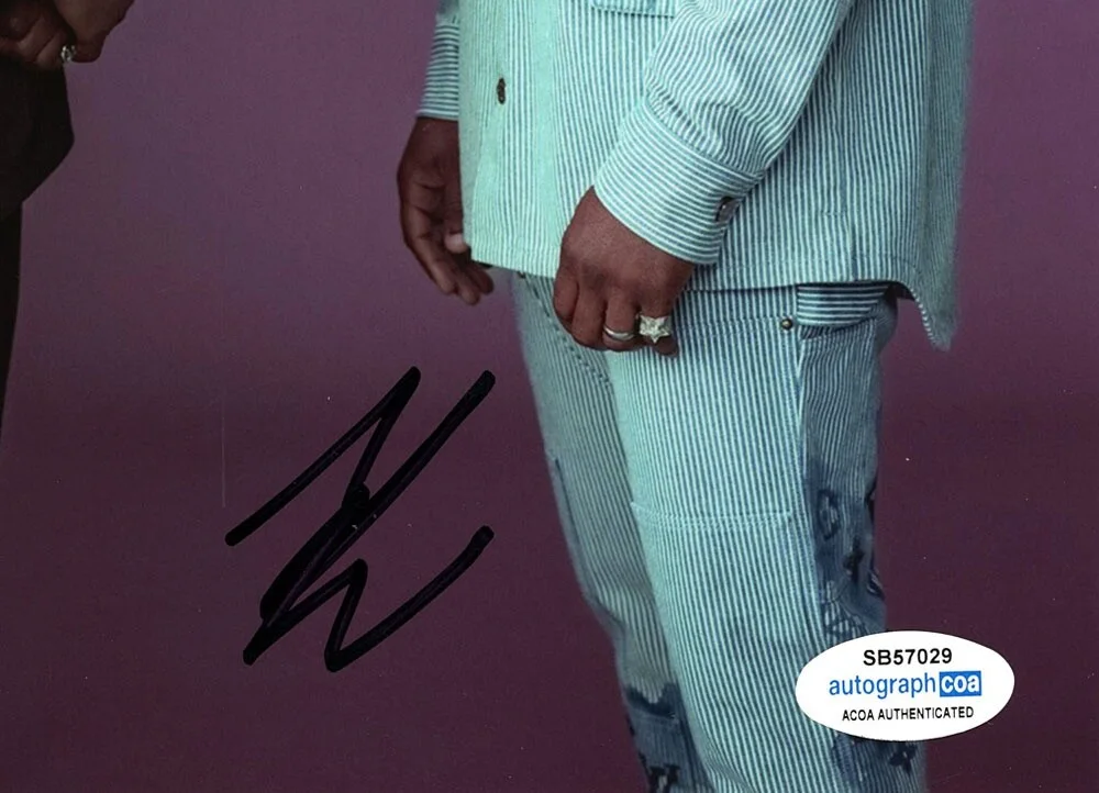 MICHEAL WARD — Micheal Ward signed "TOP BOY" 8x10 Photo Autographed d Jamie ACOA COA, изображение 4