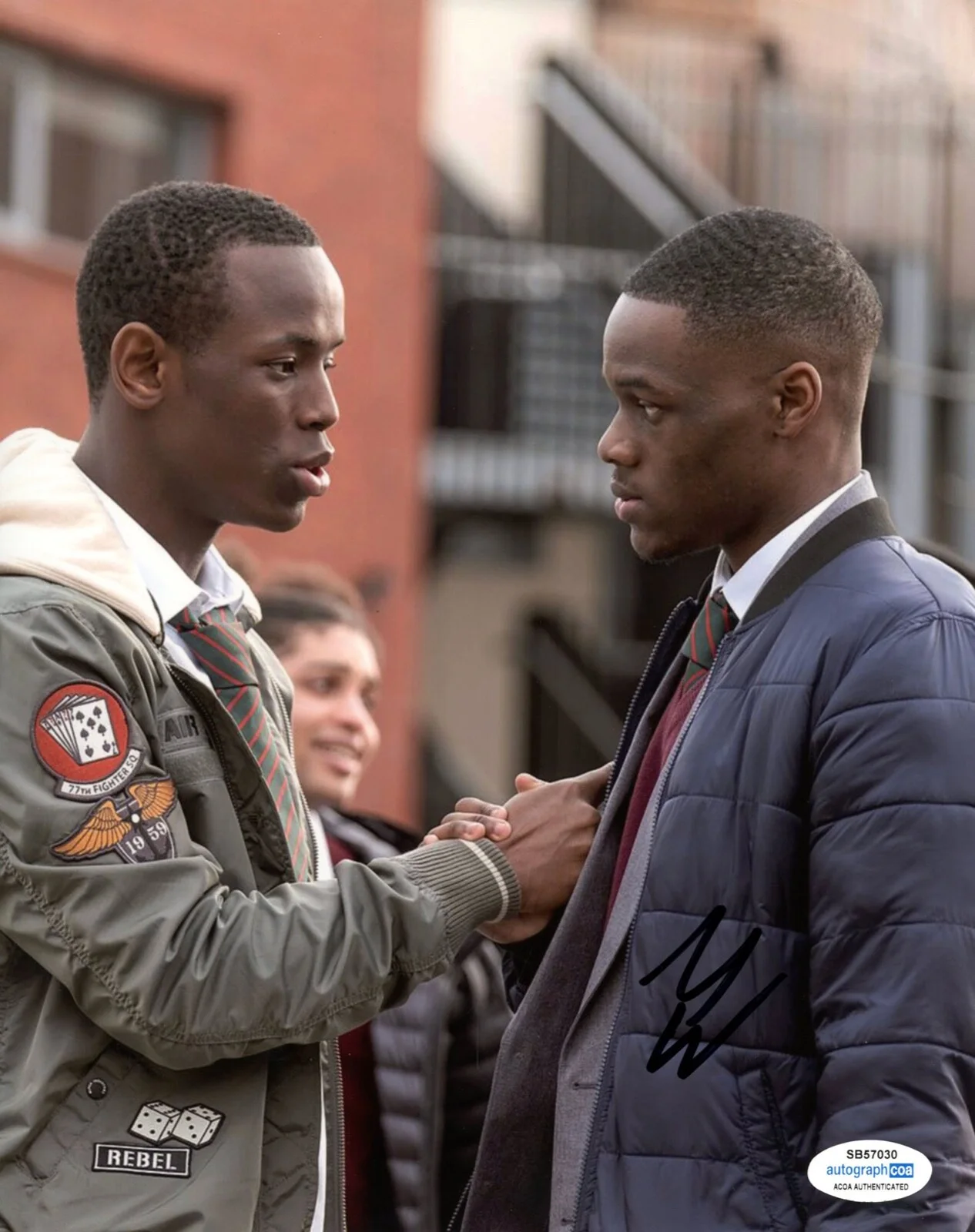 MICHEAL WARD — Micheal Ward signed "TOP BOY" 8x10 Photo Autographed e Jamie ACOA COA, изображение 3