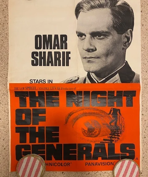 The Night Of The Generals - Original 1 Sheet - Omar Sharif as Major Grau - RARE, изображение 3