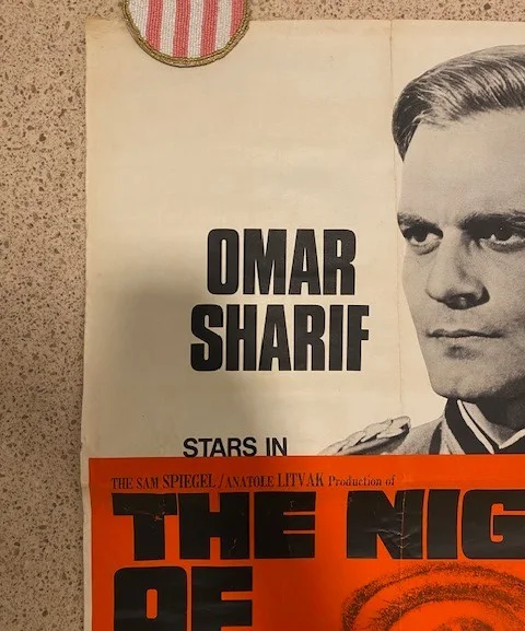 The Night Of The Generals - Original 1 Sheet - Omar Sharif as Major Grau - RARE, изображение 4