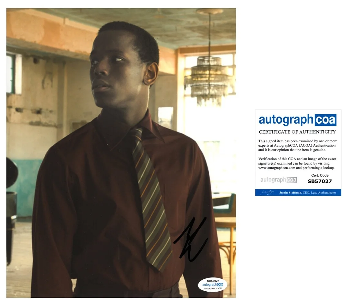 MICHEAL WARD — Micheal Ward signed "TOP BOY" 8x10 Photo Autographed b Jamie ACOA COA