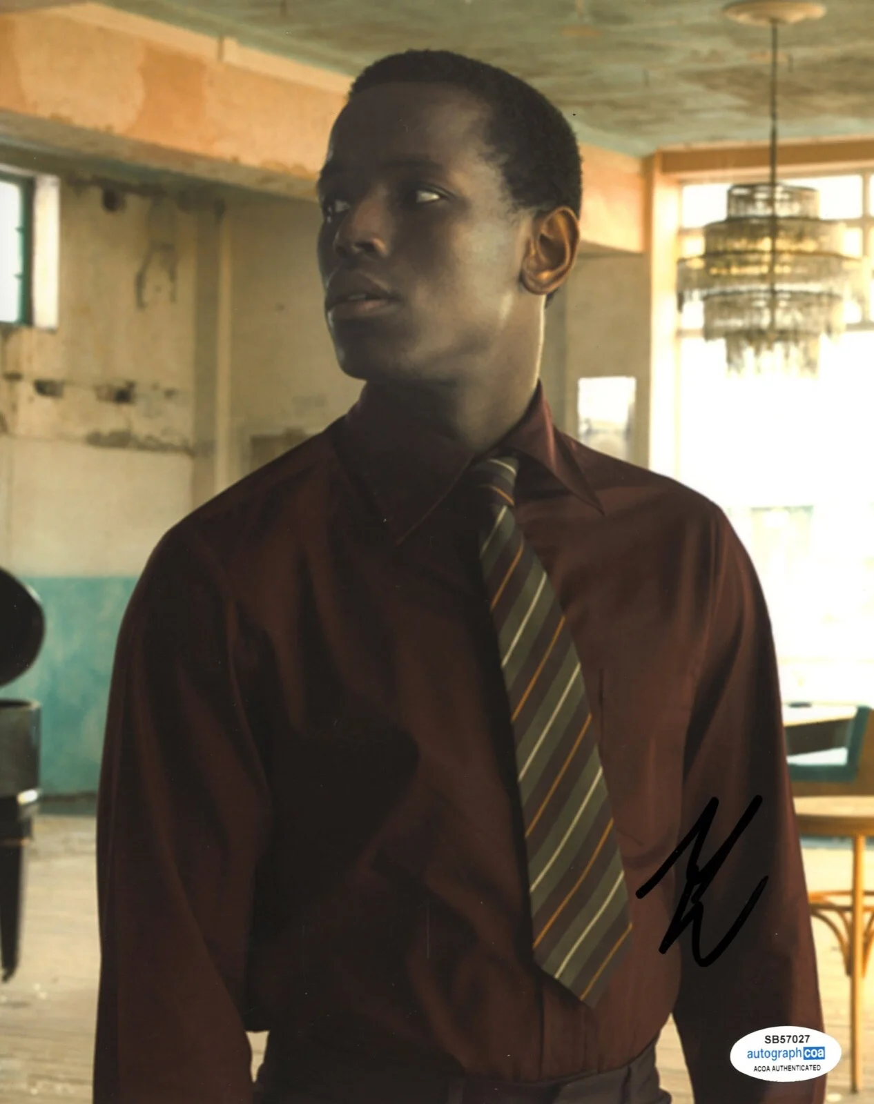 MICHEAL WARD — Micheal Ward signed "TOP BOY" 8x10 Photo Autographed b Jamie ACOA COA, изображение 3