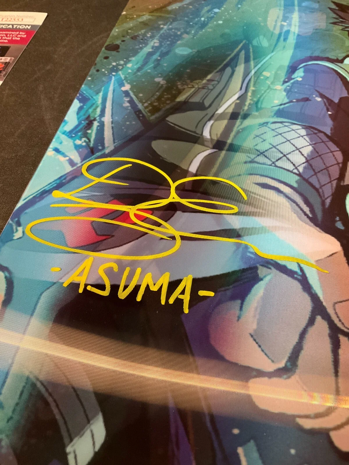 Doug Erholtz, Tom Gibis — Doug Erholtz & Tom Gibis Signed Color Print JSA AUTOS Voice Actors "Naruto" WOW!, image 3